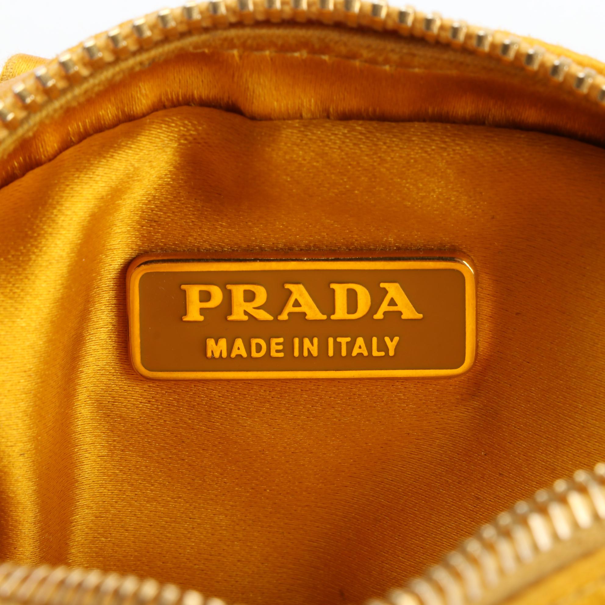 Prada Mini Crossbody Bag in Satin Textile