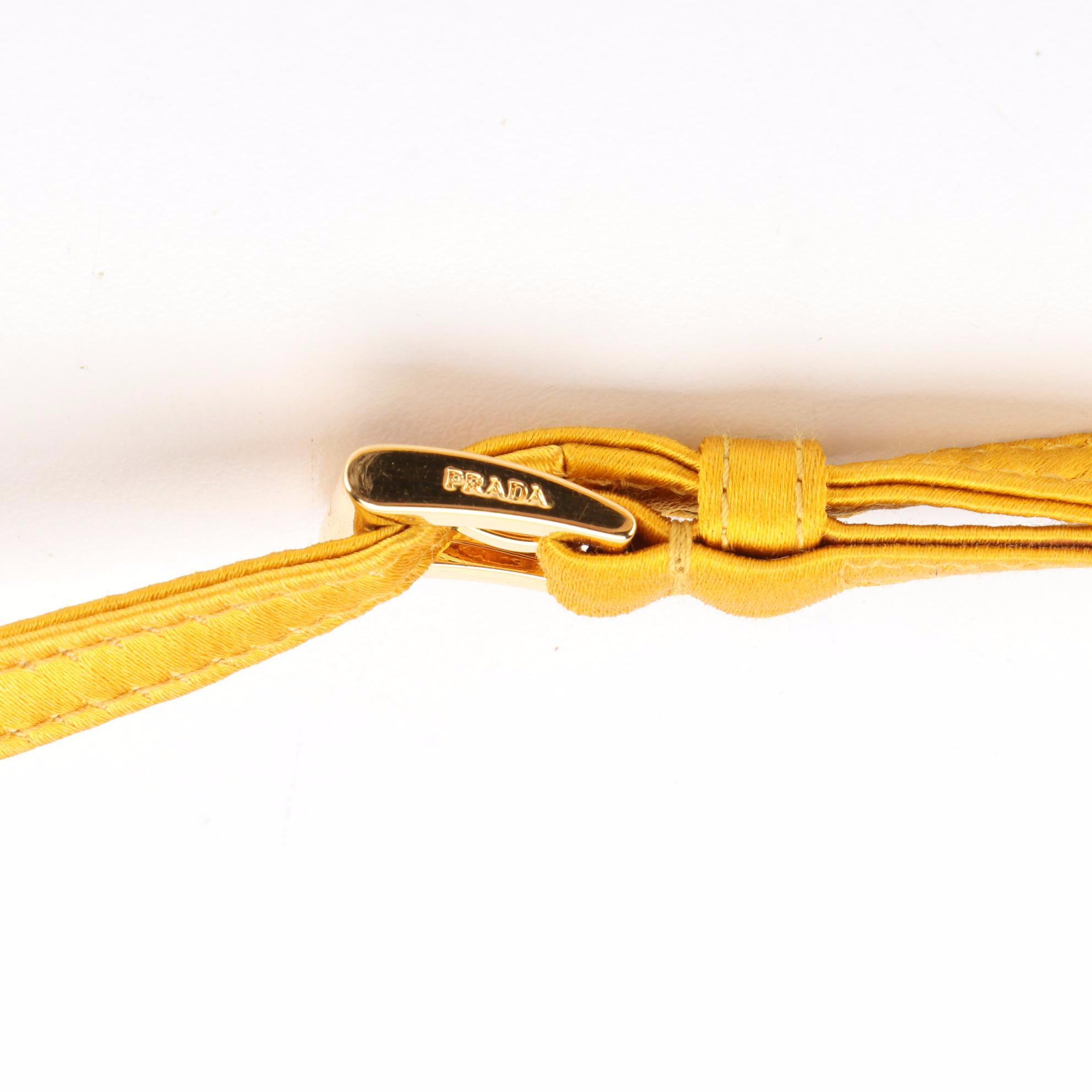 Prada Mini Crossbody Bag in Satin Textile