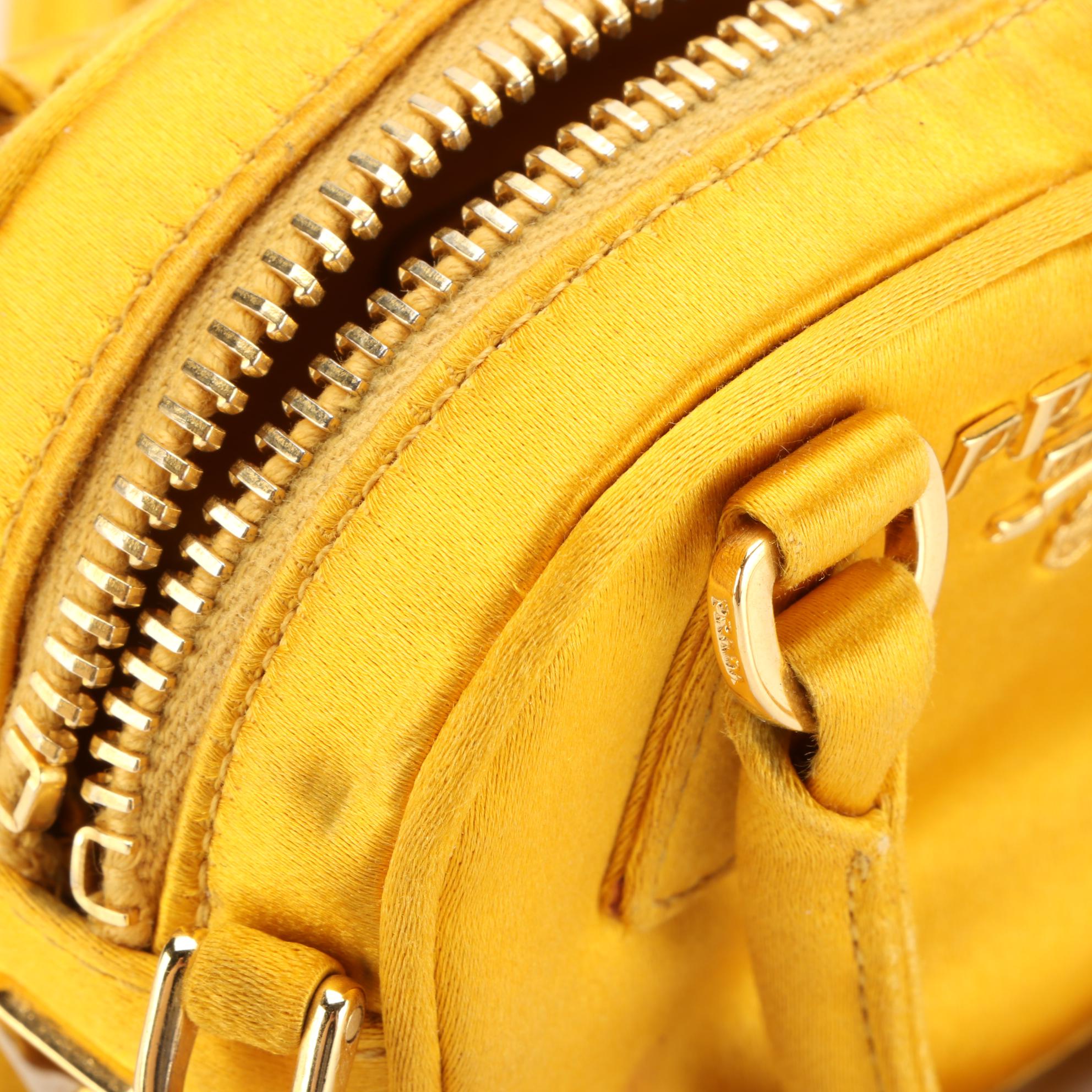 Prada Mini Crossbody Bag in Satin Textile