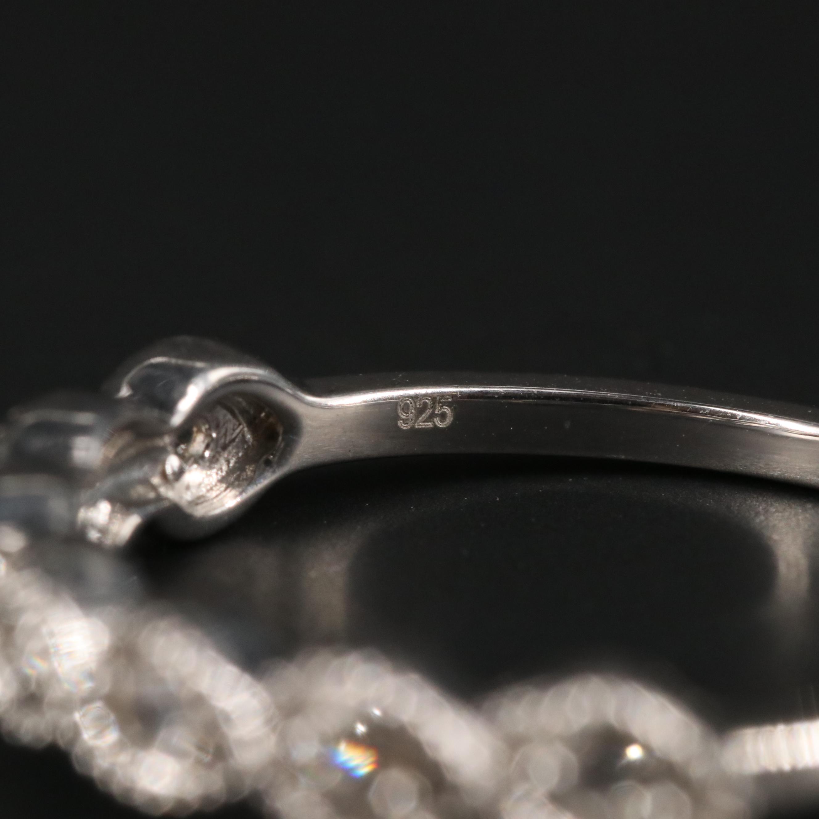 Sterling Silver Sapphire Ring