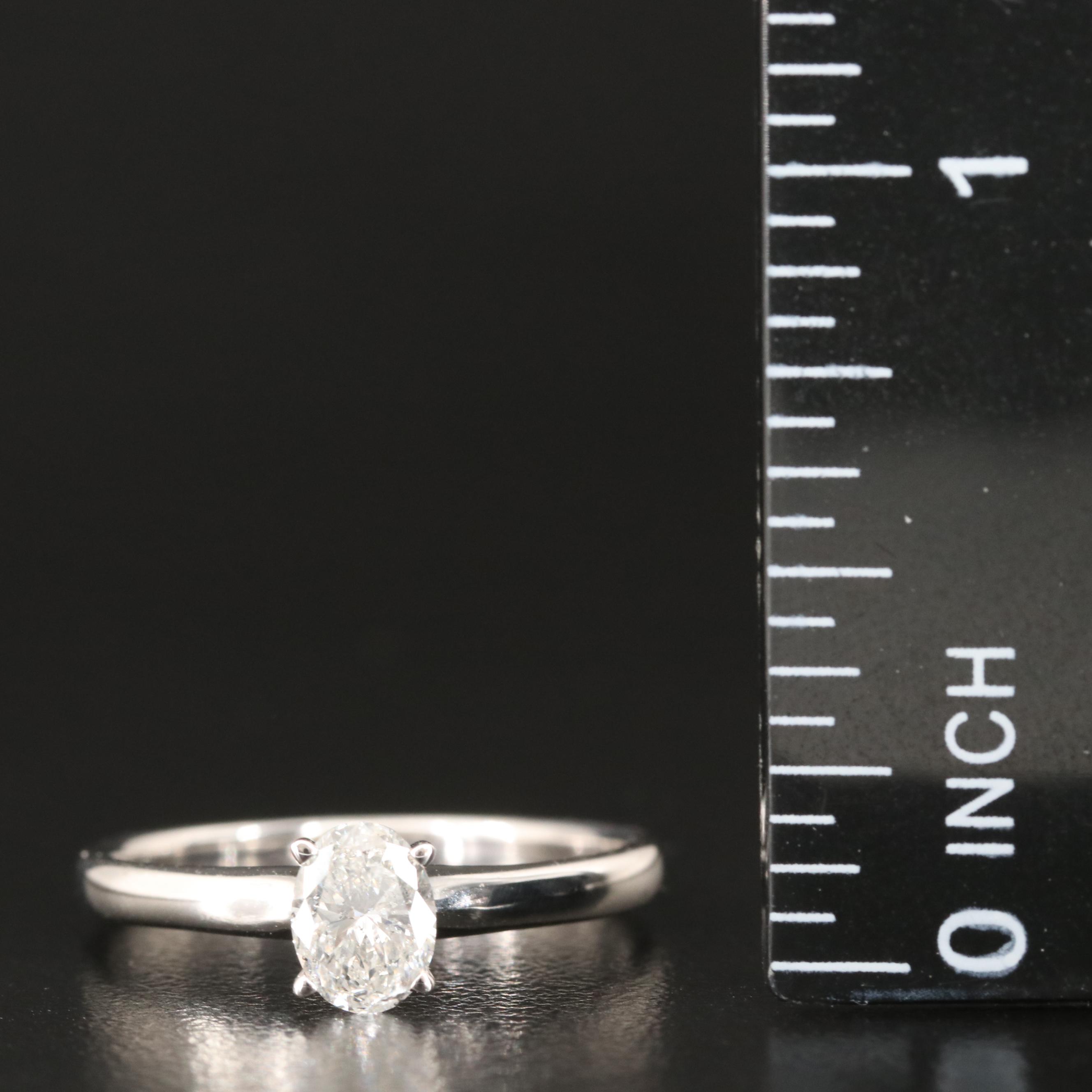 14K 0.50 CT Lab Grown Diamond Solitaire Ring