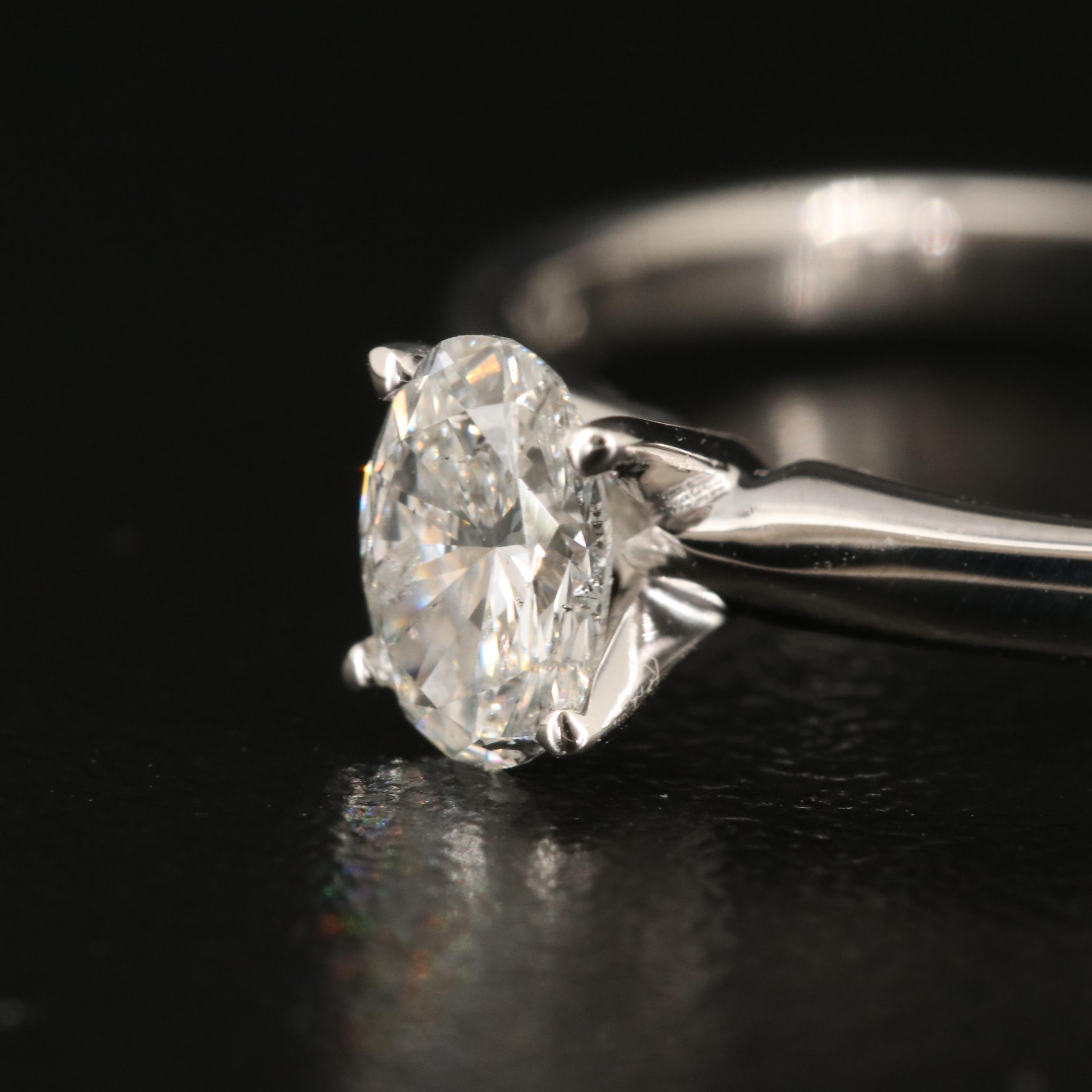 14K 0.50 CT Lab Grown Diamond Solitaire Ring