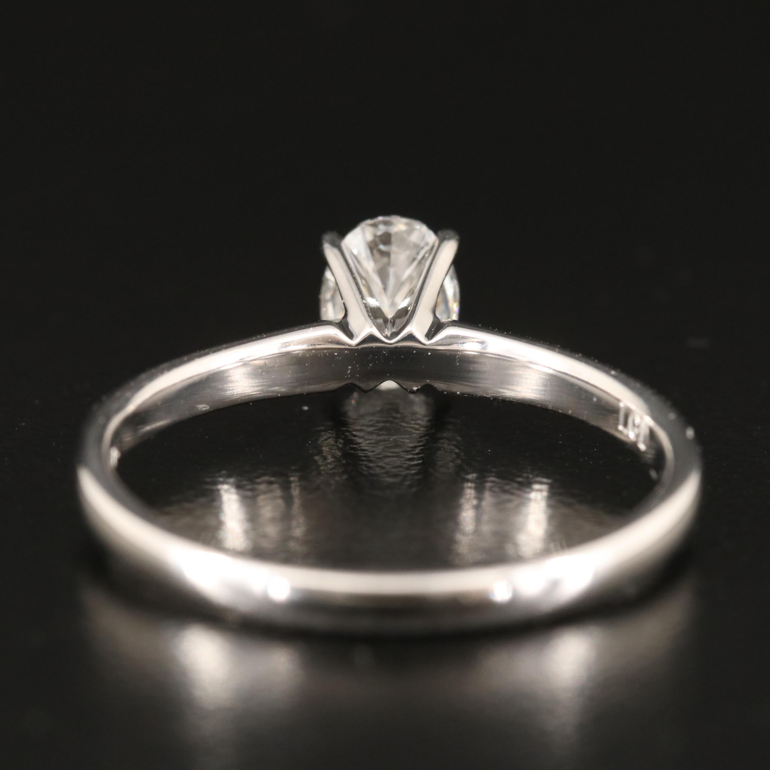 14K 0.50 CT Lab Grown Diamond Solitaire Ring