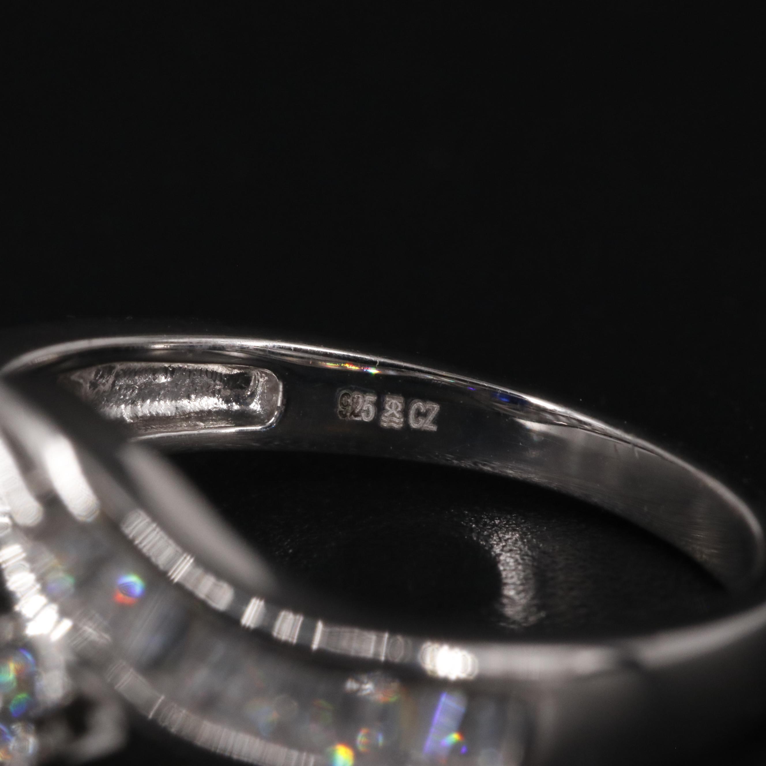 Sterling Silver Sapphire Ring