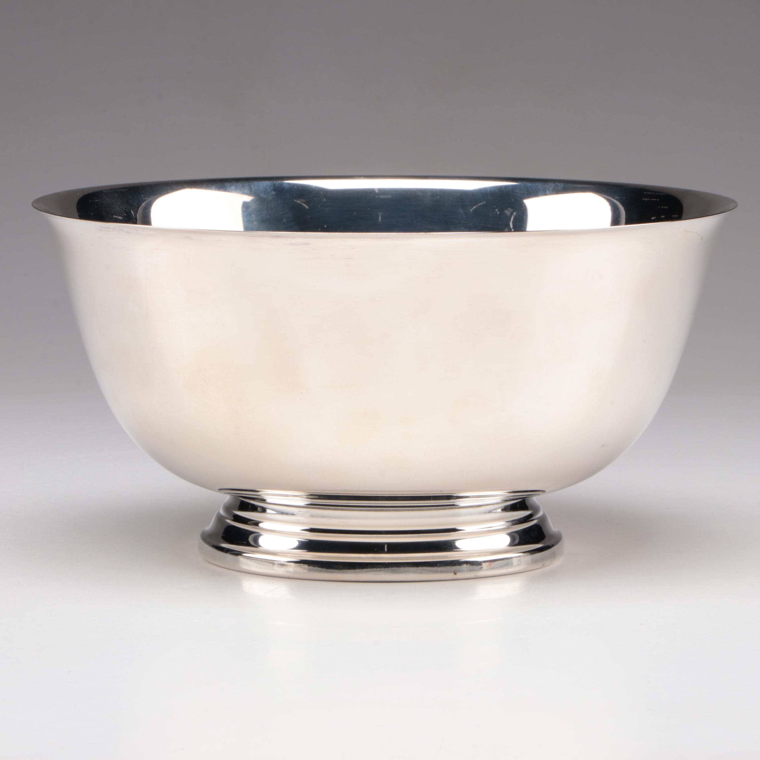 Oneida Silver Plate Reproduction Paul Revere Bowl