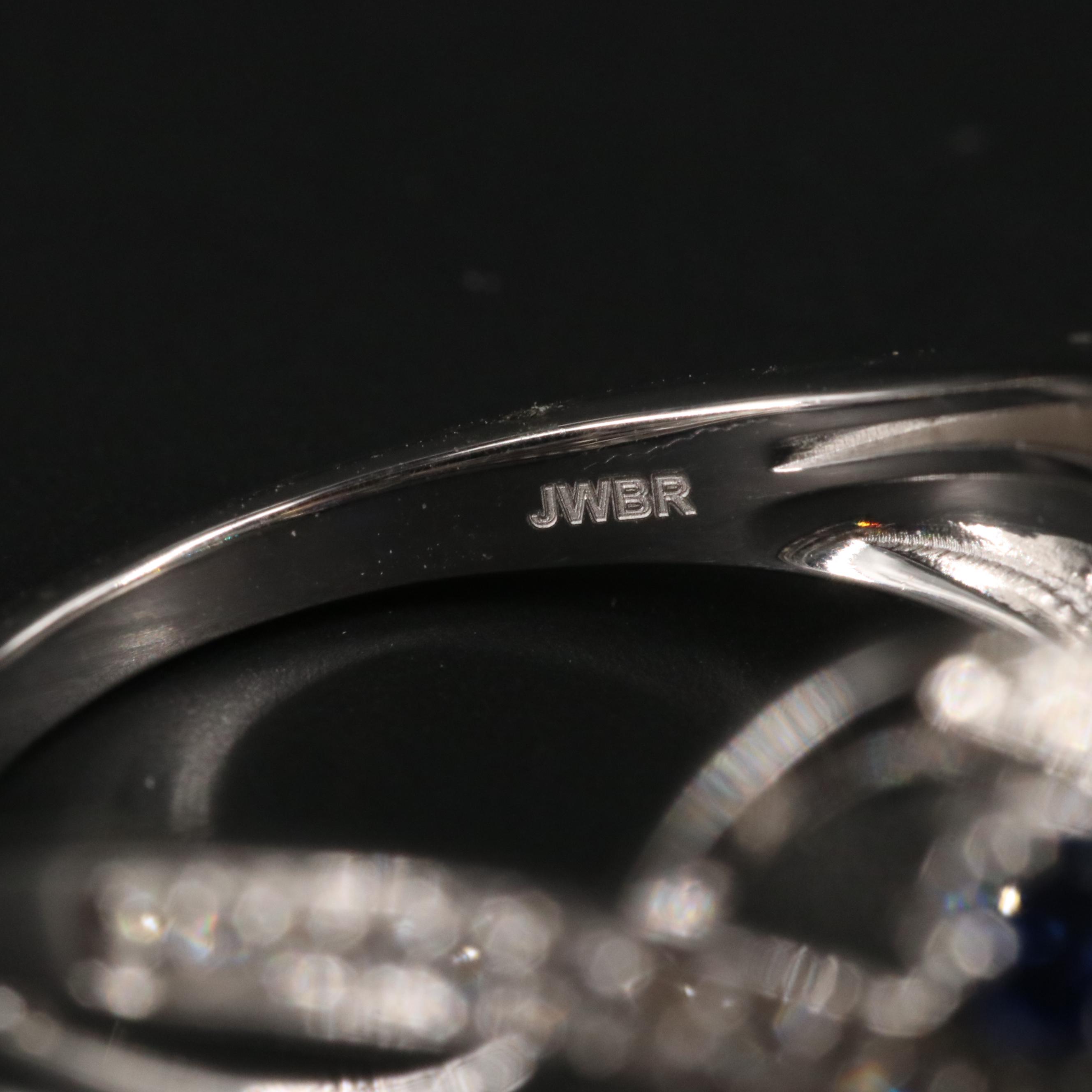 Sterling Silver Sapphire Ring