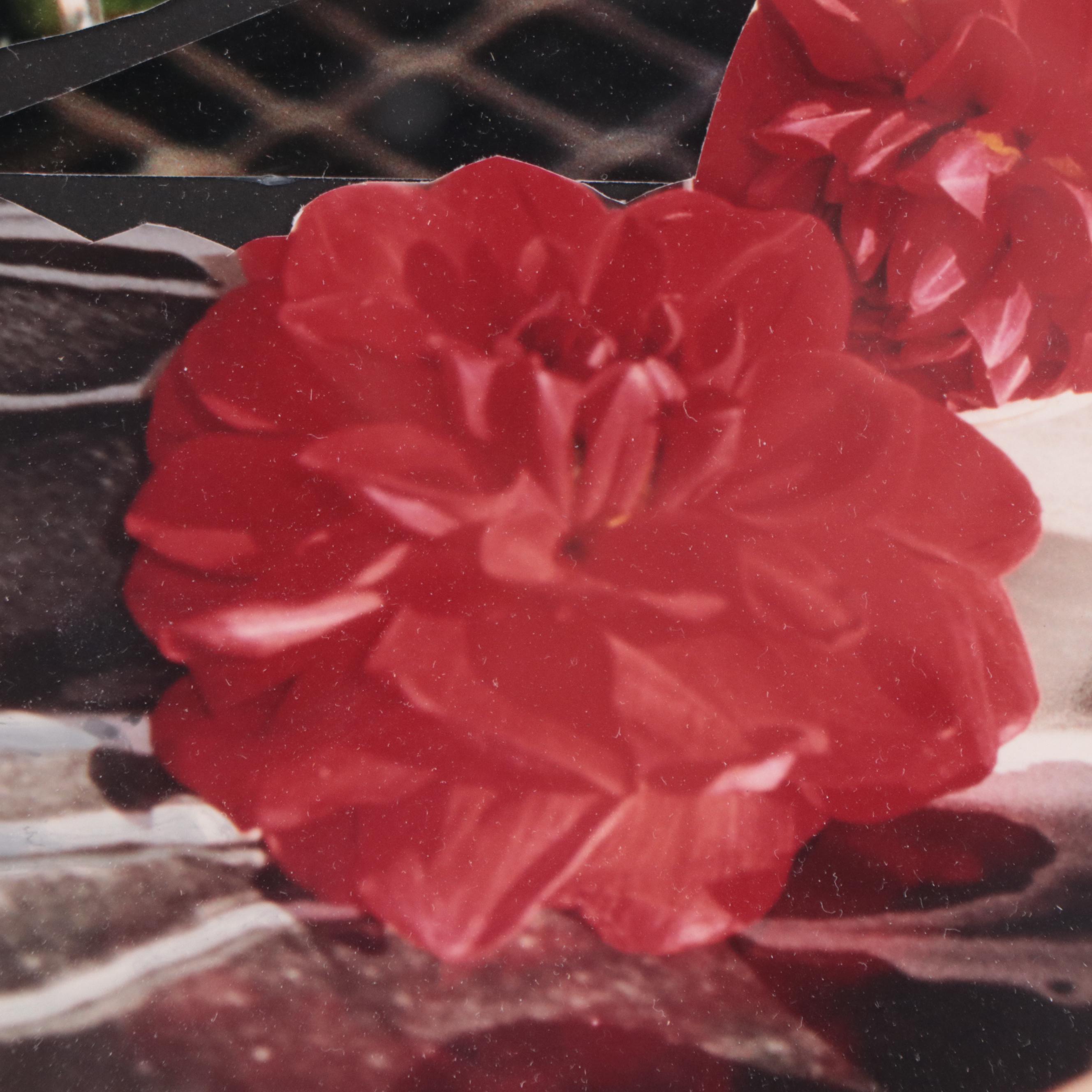 Bernyce Alpert Winick Mixed Mixed Print Collage of Flowers