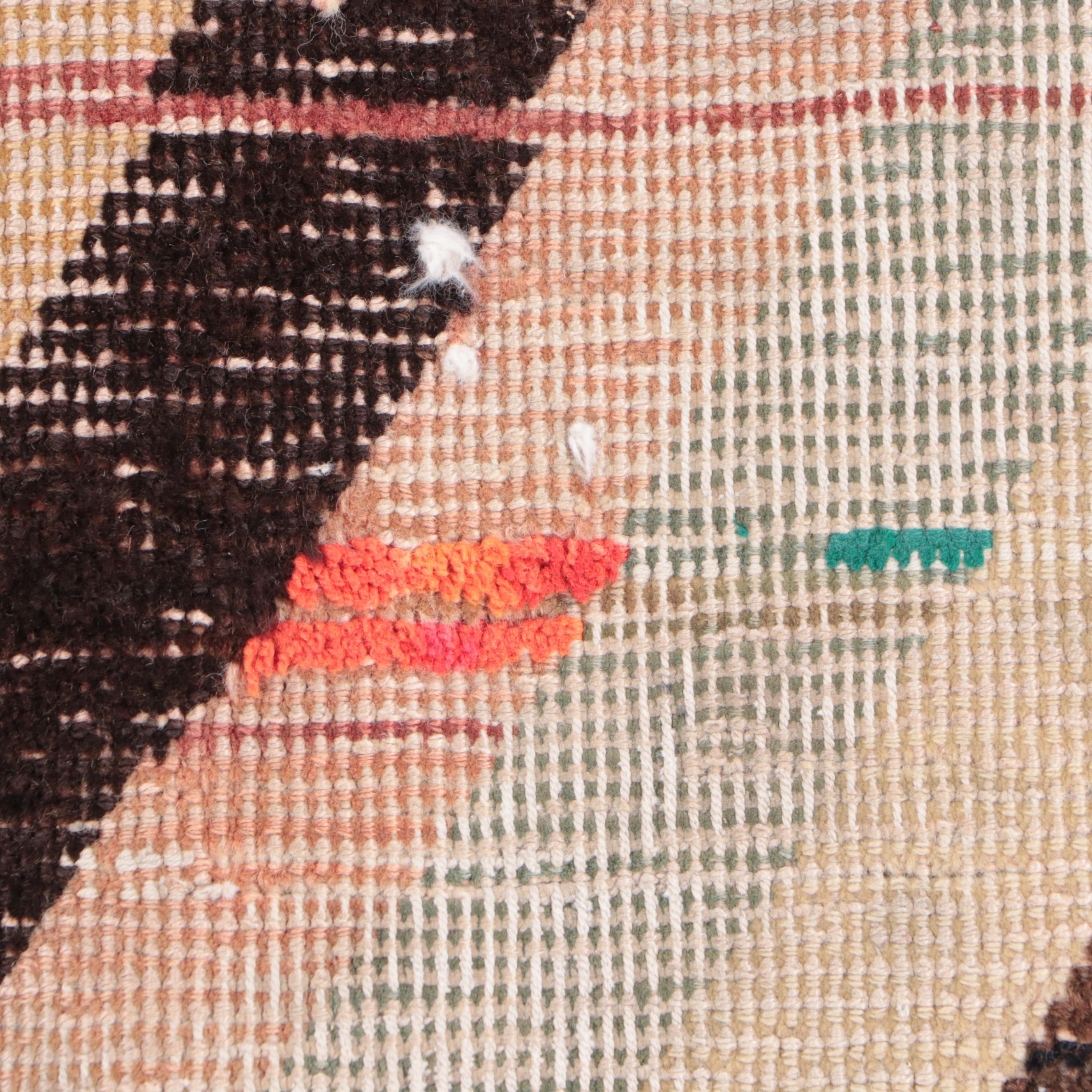 3'9 x 6'2 Hand-Knotted Persian Qashqai Area Rug