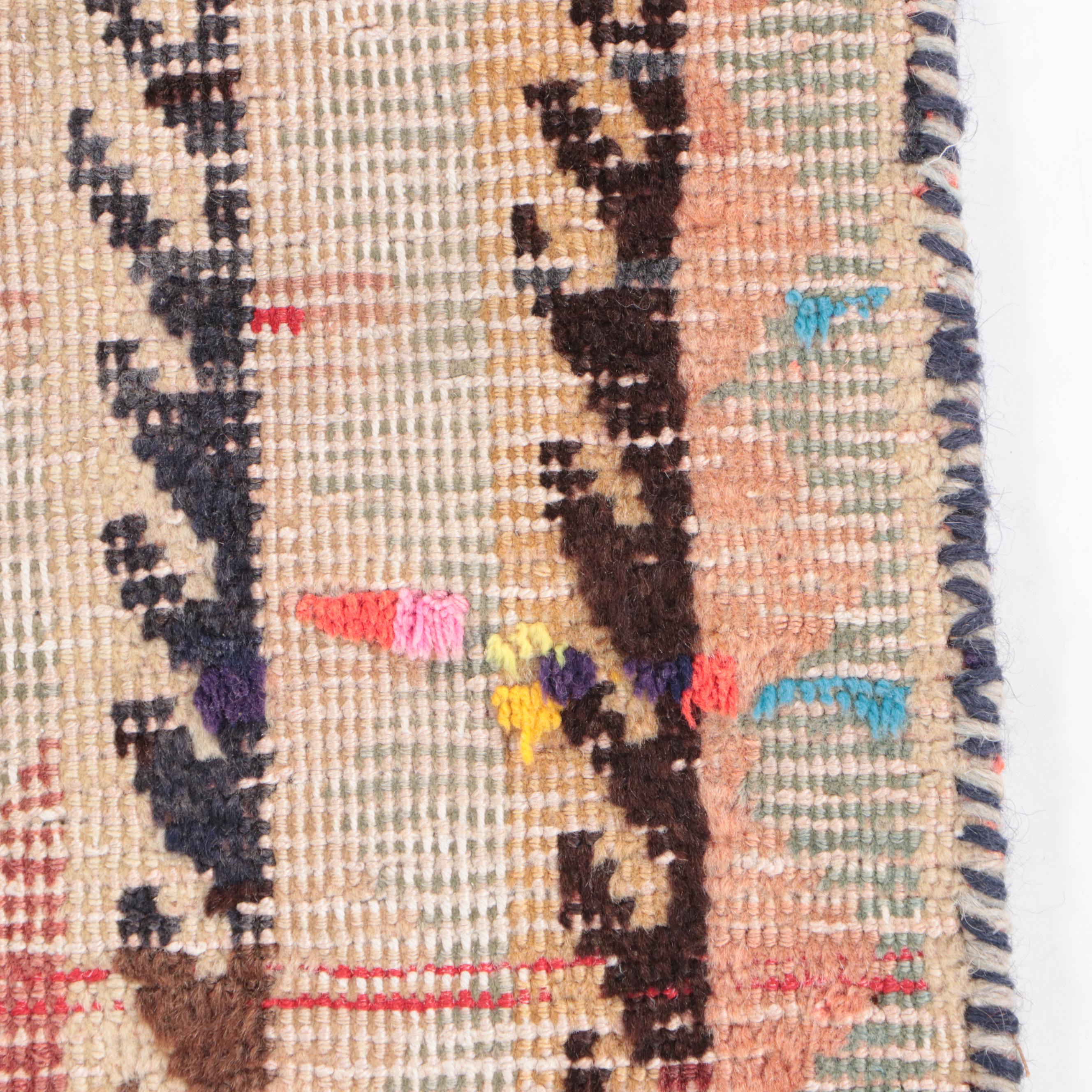 3'9 x 6'2 Hand-Knotted Persian Qashqai Area Rug