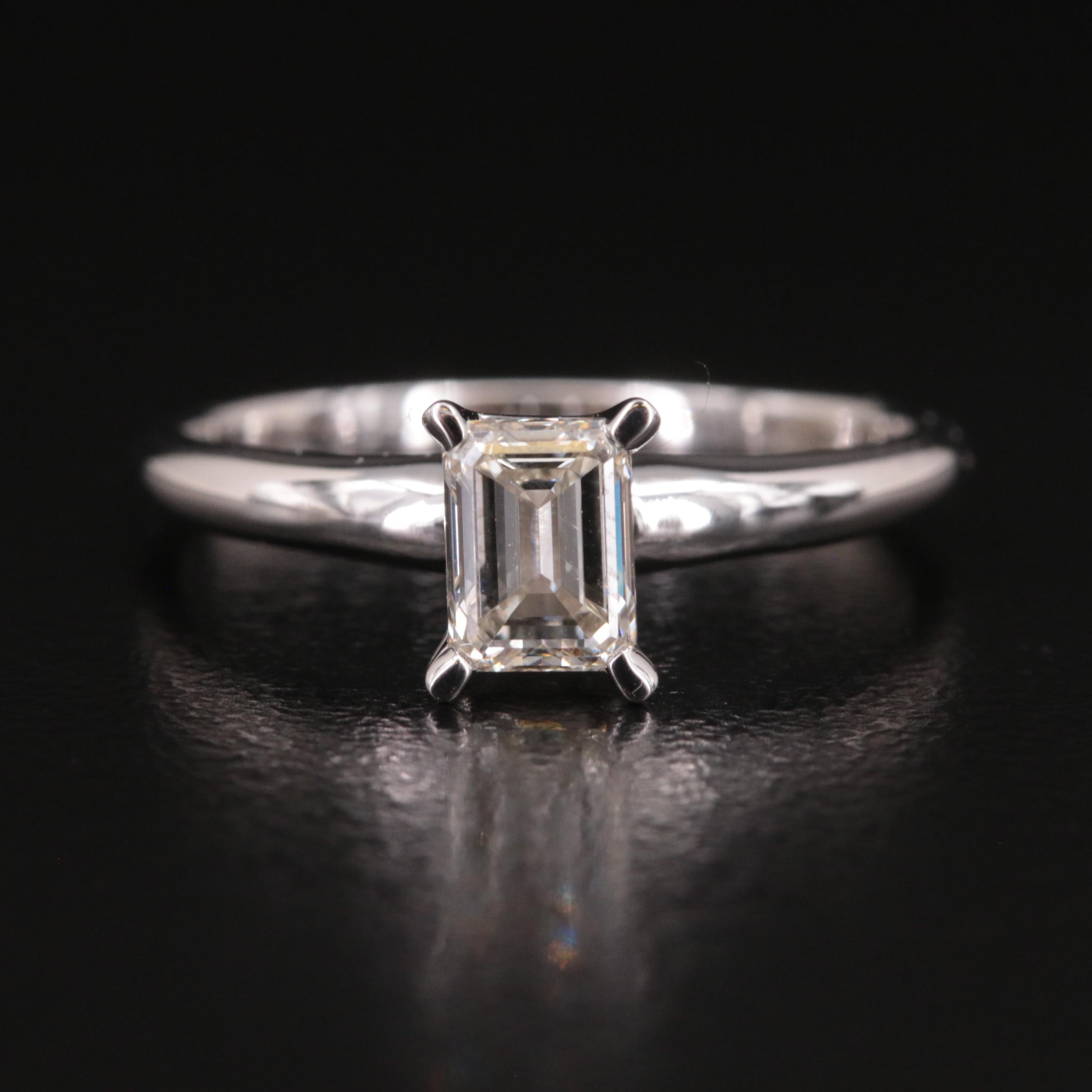 14K 0.67 CT Lab Grown Diamond Solitaire Ring