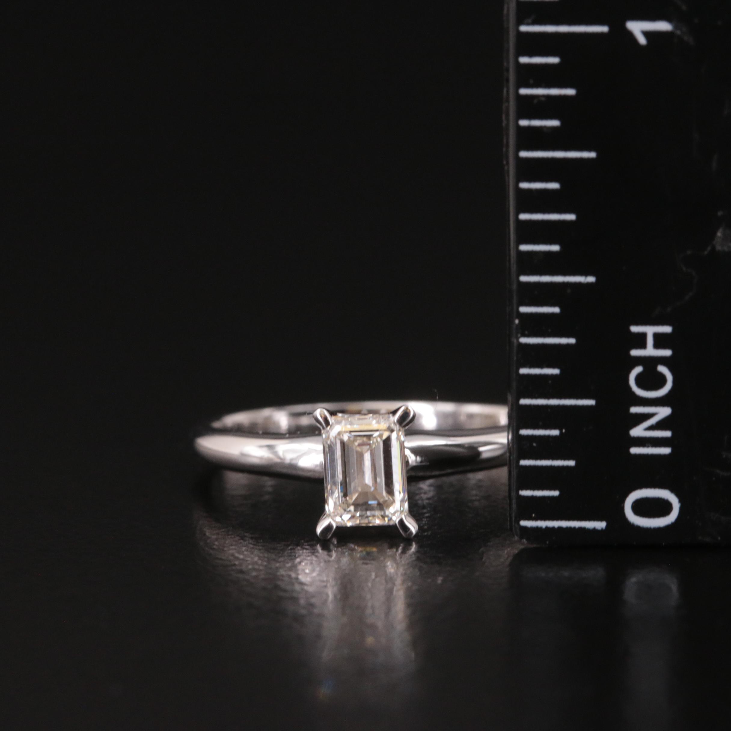 14K 0.67 CT Lab Grown Diamond Solitaire Ring