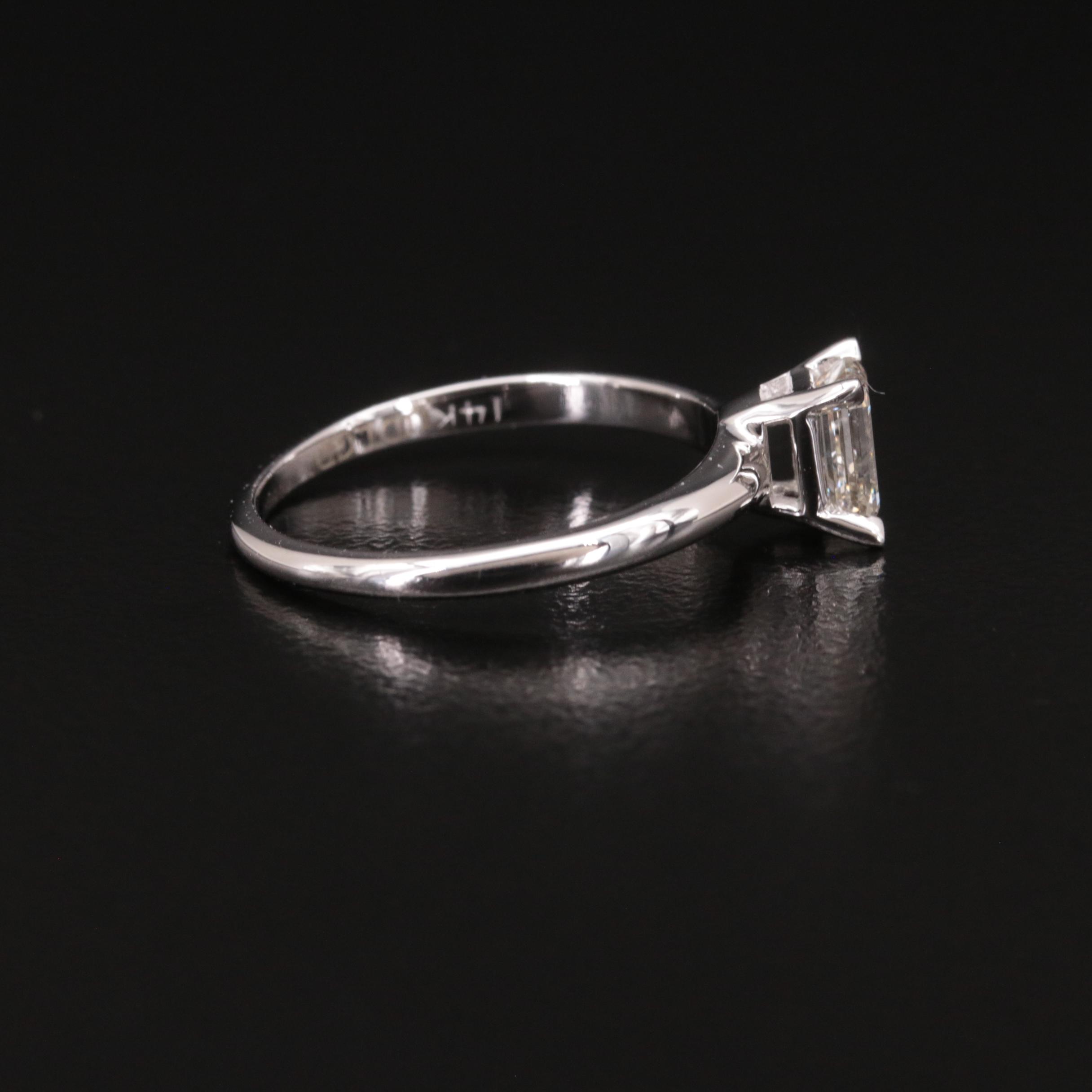 14K 0.67 CT Lab Grown Diamond Solitaire Ring