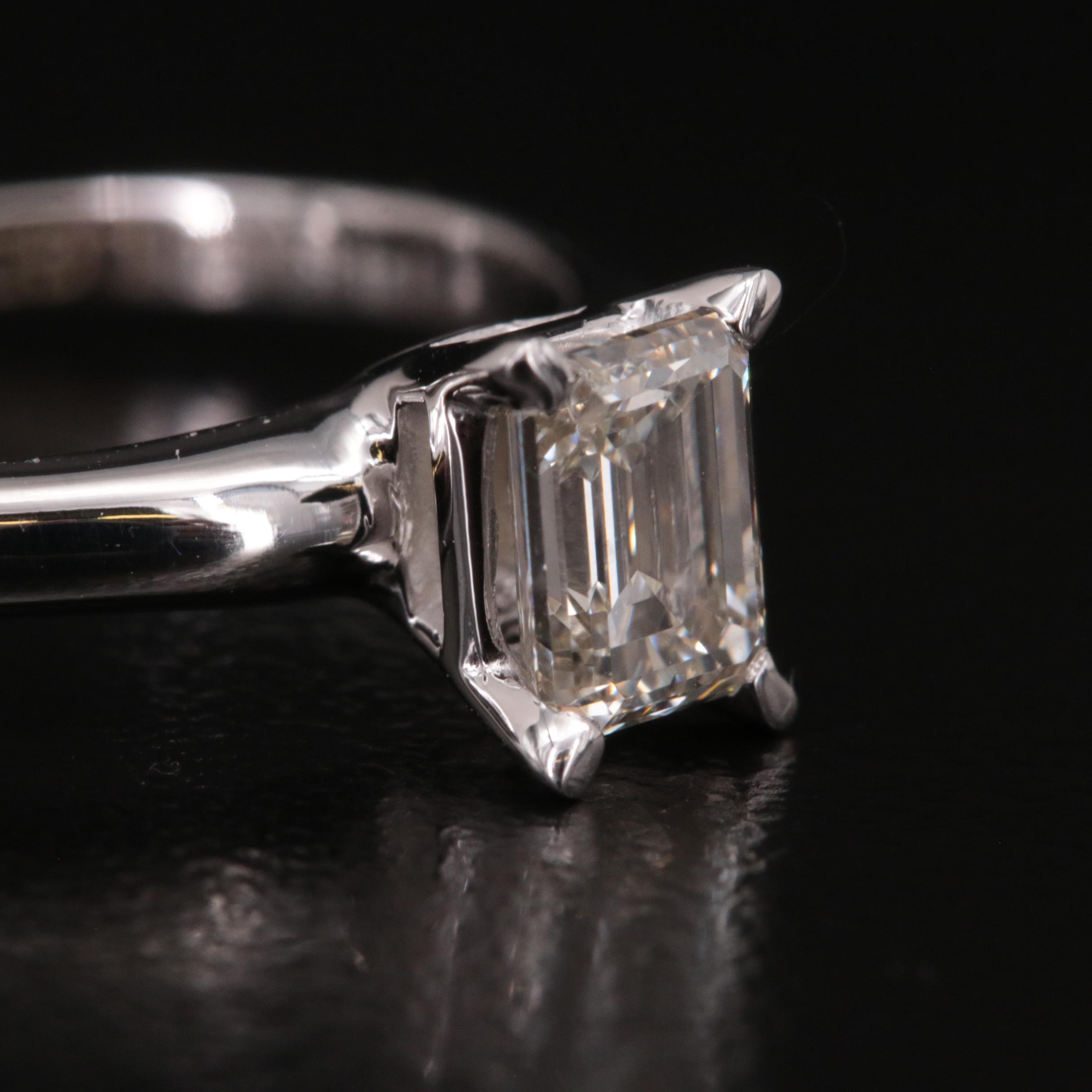 14K 0.67 CT Lab Grown Diamond Solitaire Ring