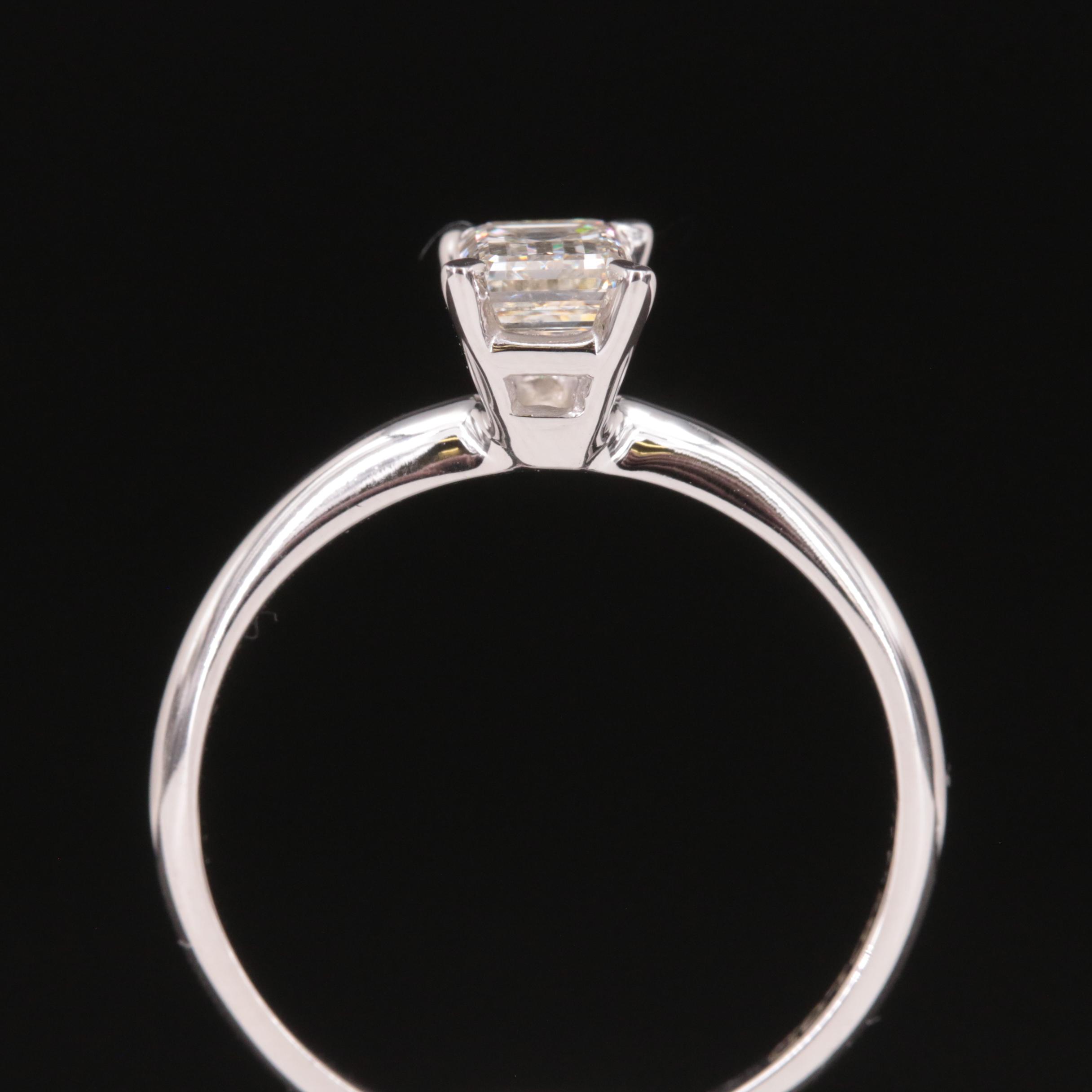 14K 0.67 CT Lab Grown Diamond Solitaire Ring