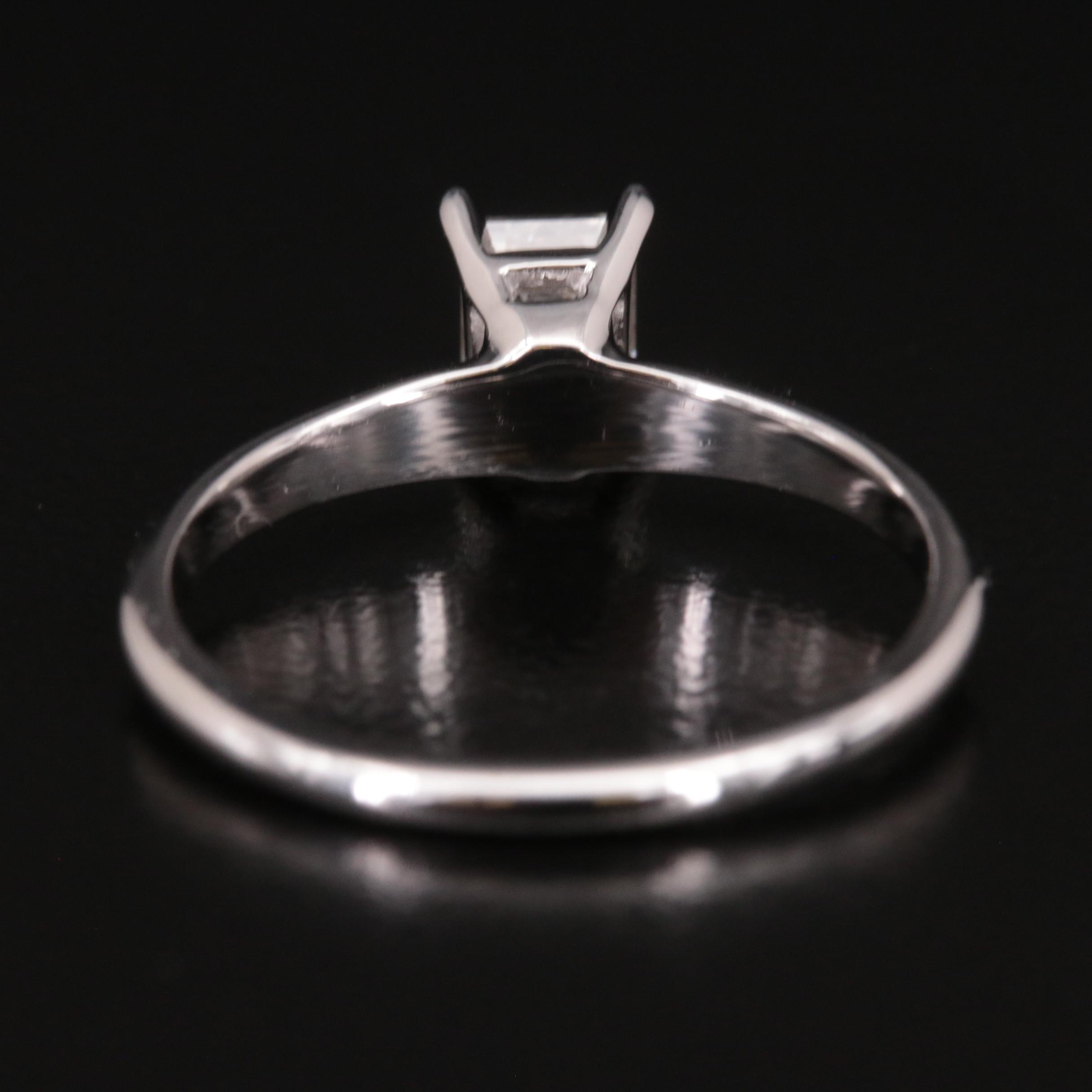 14K 0.67 CT Lab Grown Diamond Solitaire Ring