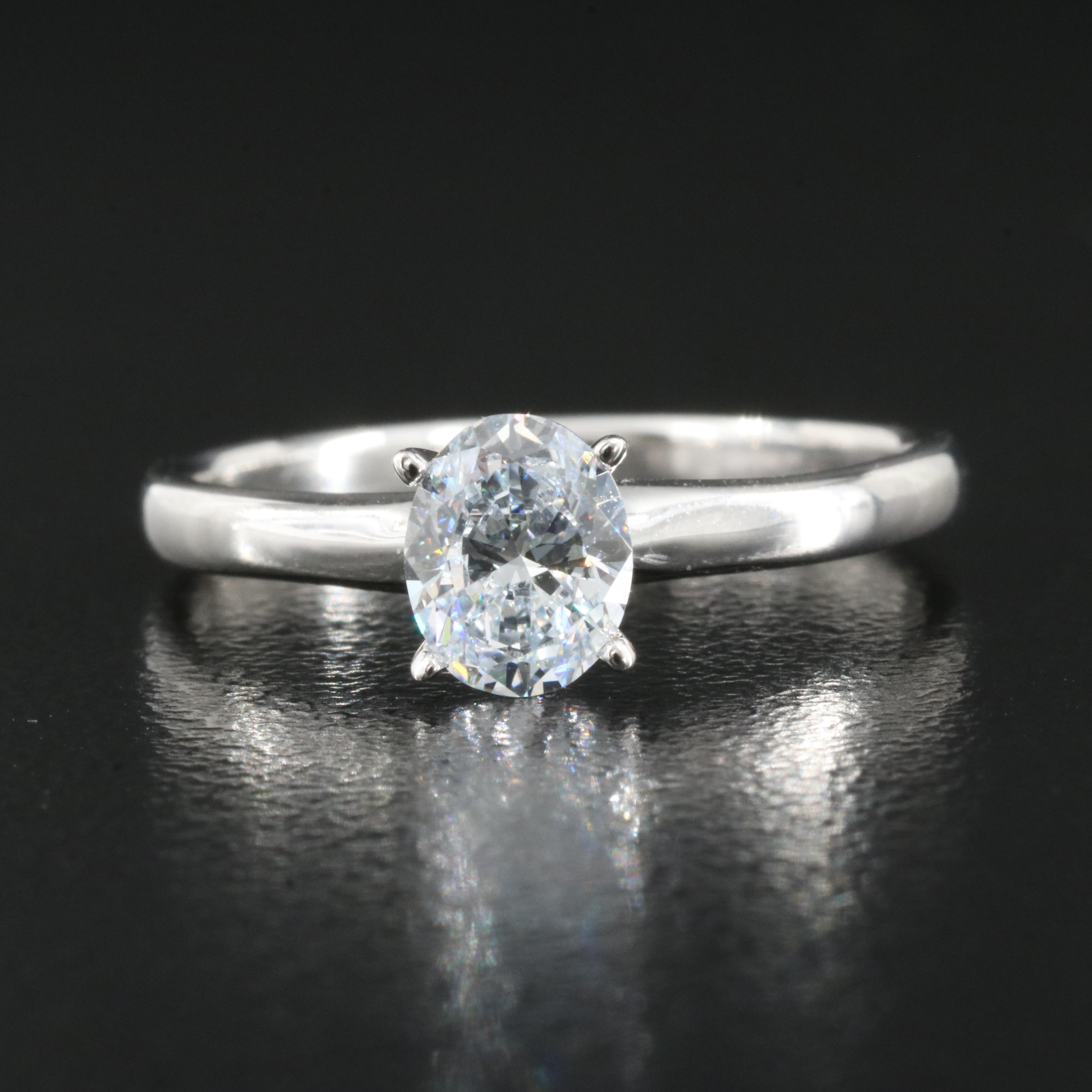 14K 0.61 CT Lab Grown Diamond Solitaire Ring