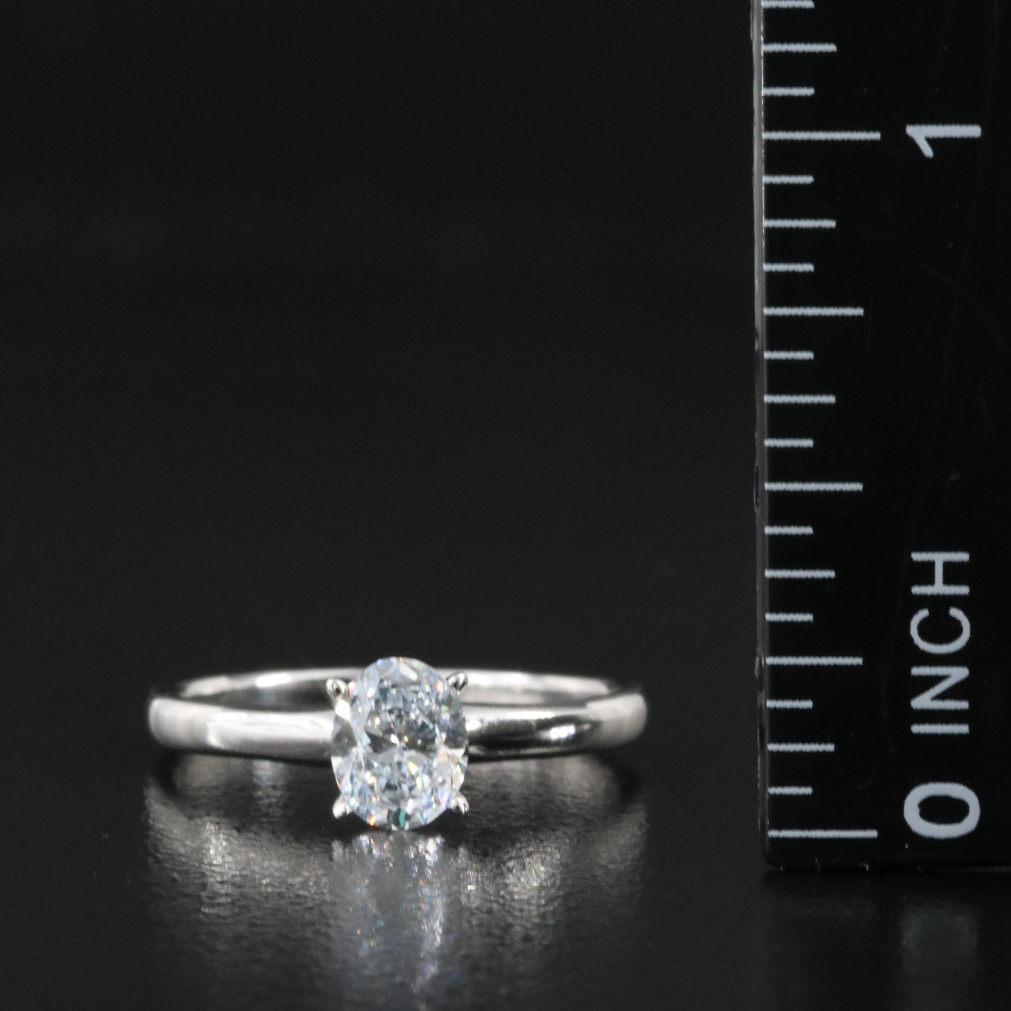 14K 0.61 CT Lab Grown Diamond Solitaire Ring