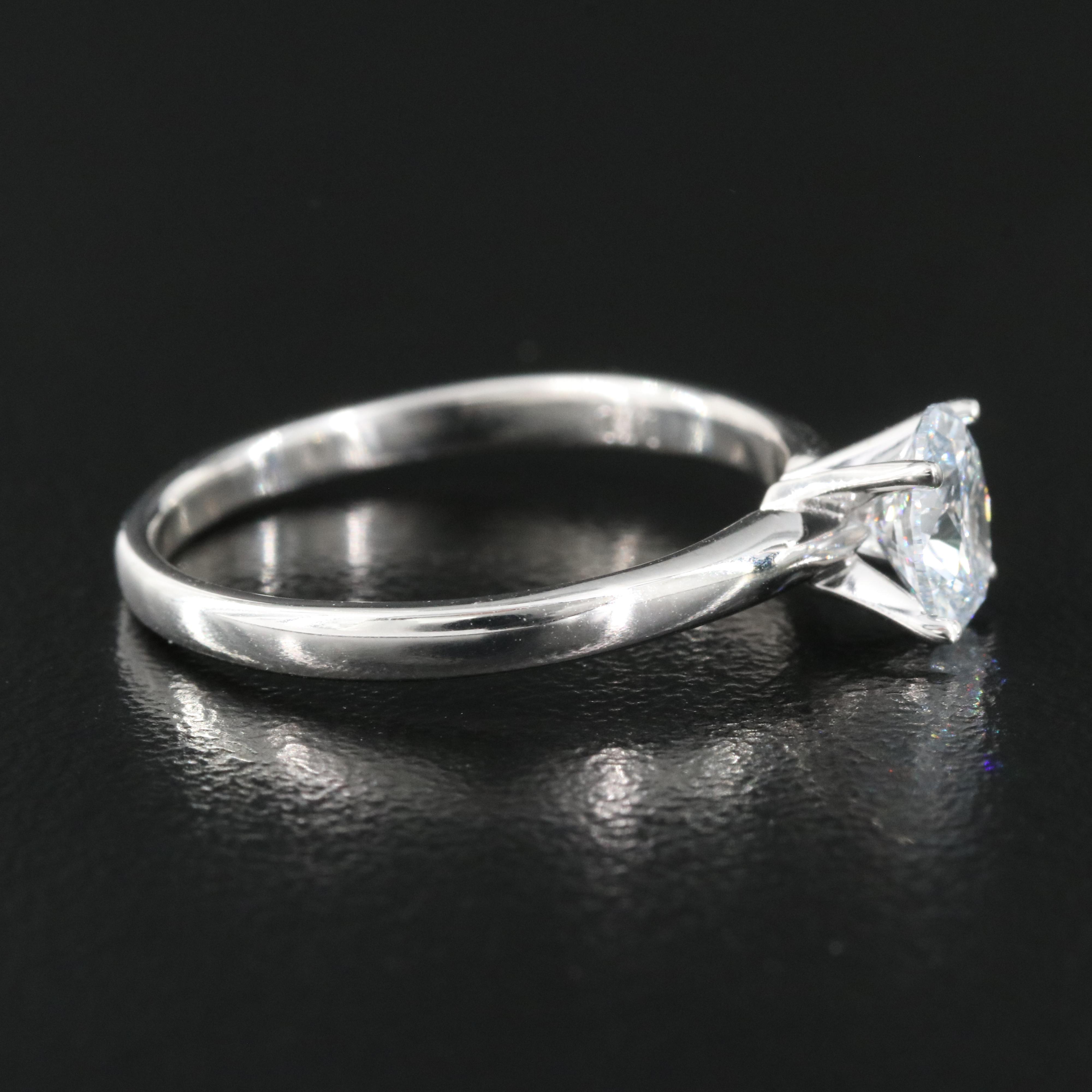 14K 0.61 CT Lab Grown Diamond Solitaire Ring