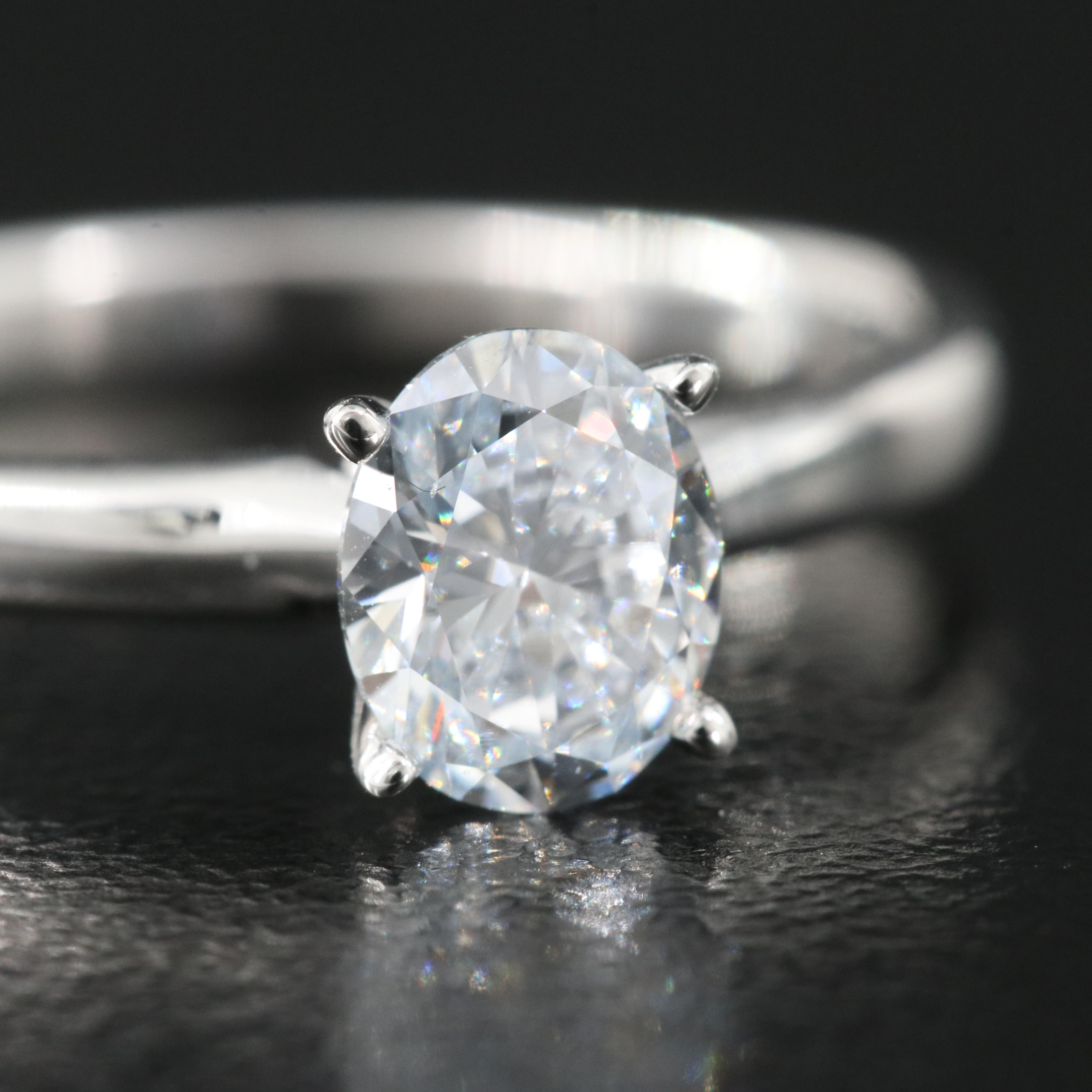 14K 0.61 CT Lab Grown Diamond Solitaire Ring