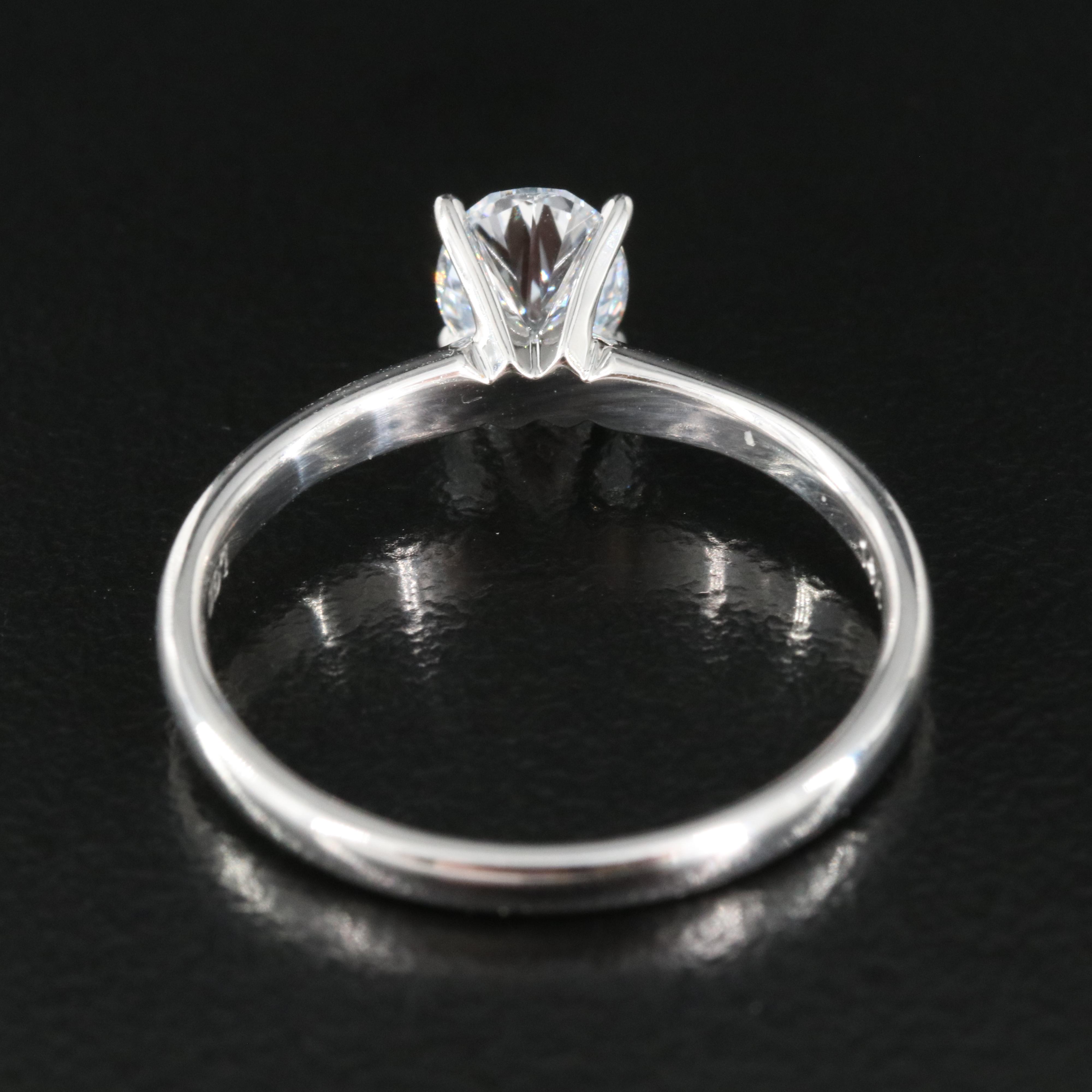 14K 0.61 CT Lab Grown Diamond Solitaire Ring