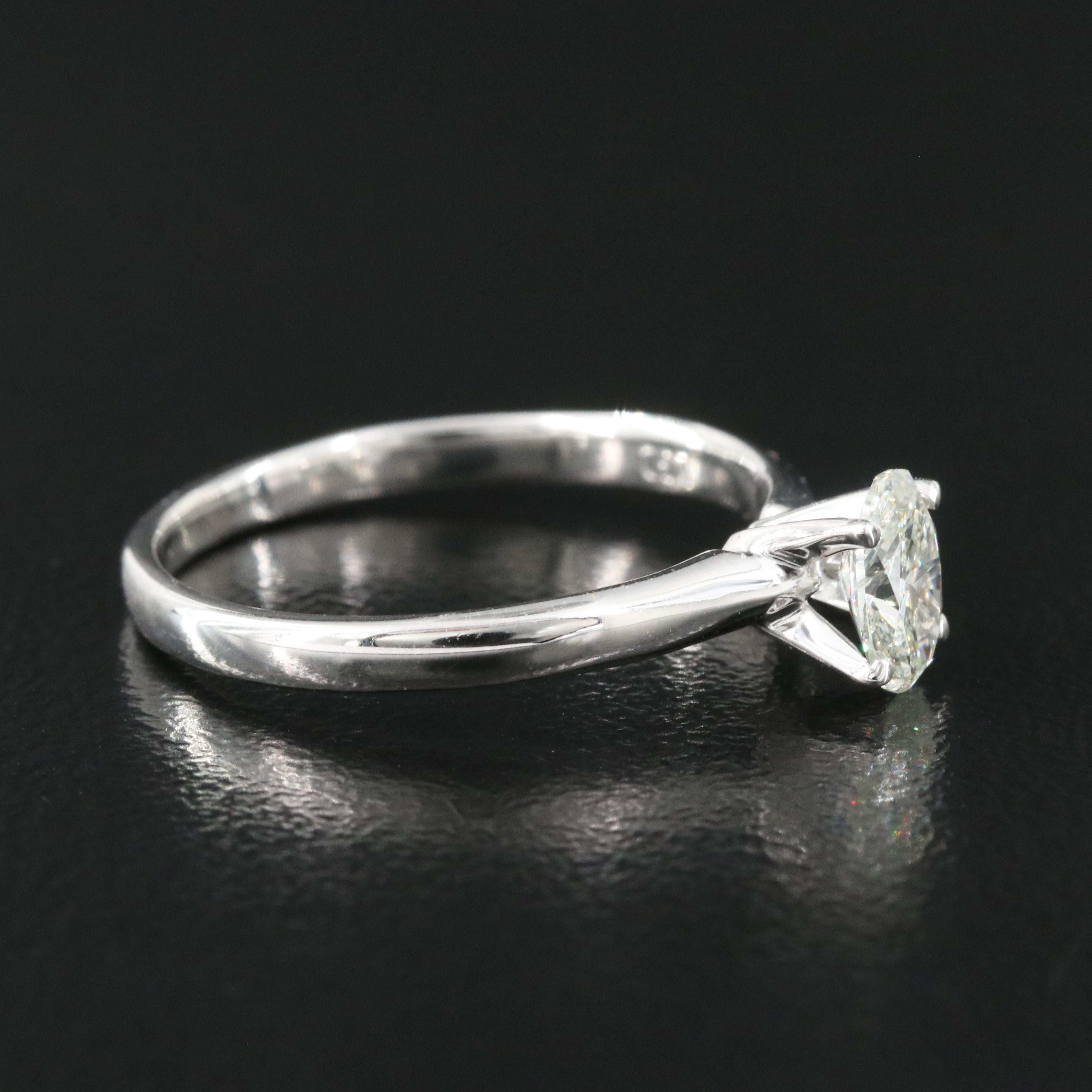 14K 0.47 CT Lab Grown Diamond Solitaire Ring