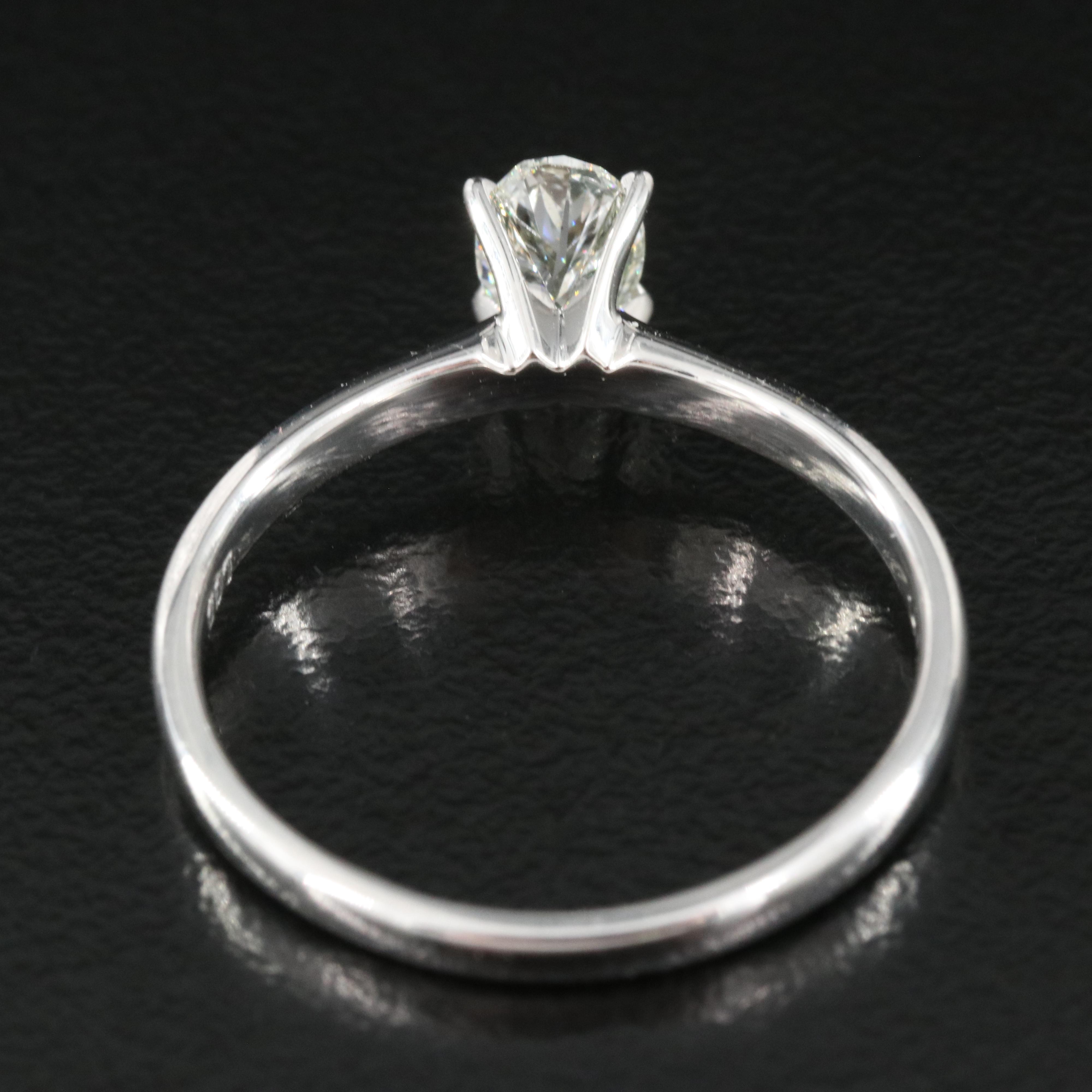 14K 0.47 CT Lab Grown Diamond Solitaire Ring