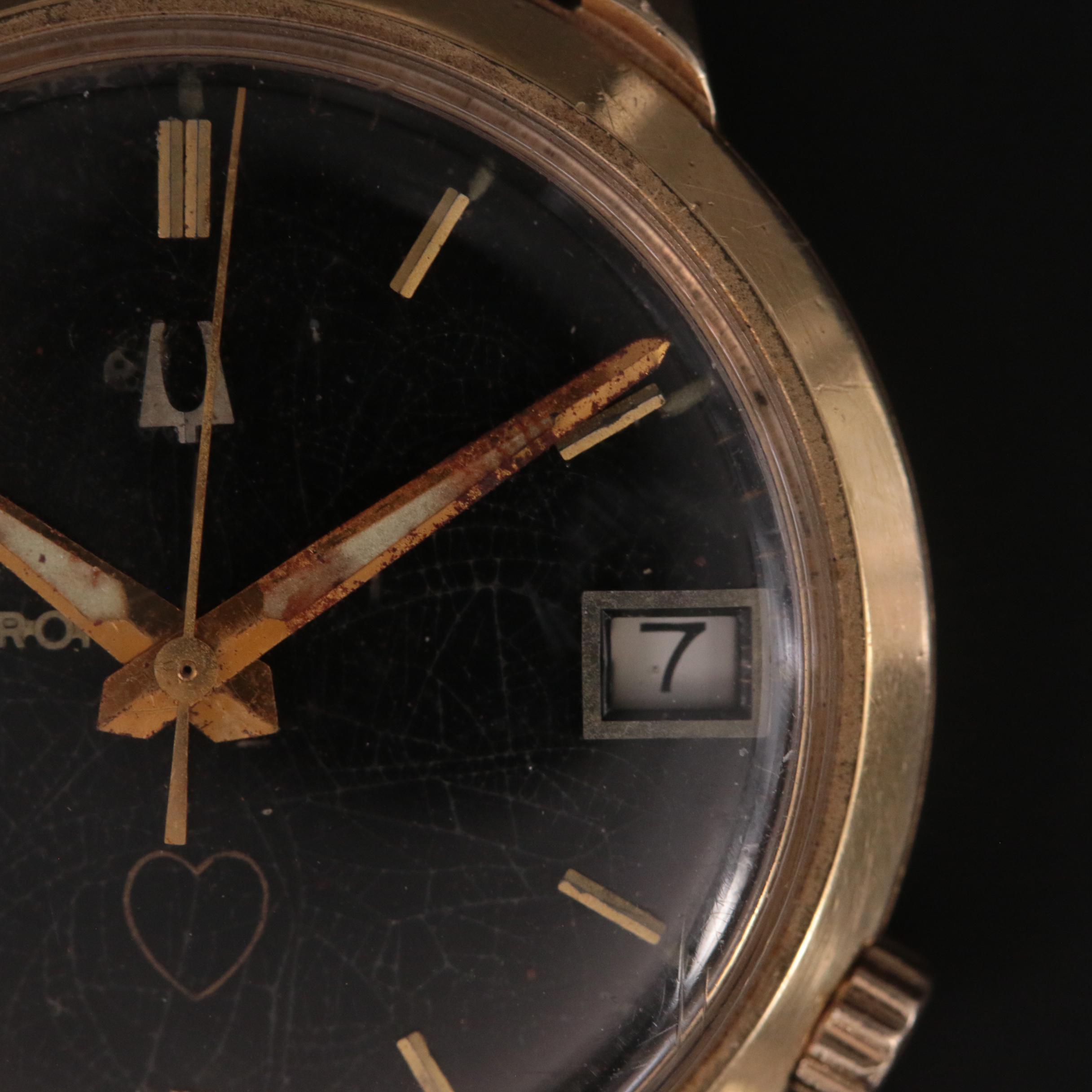 1966 14K Bulova Accutron Tuning Fork Watch