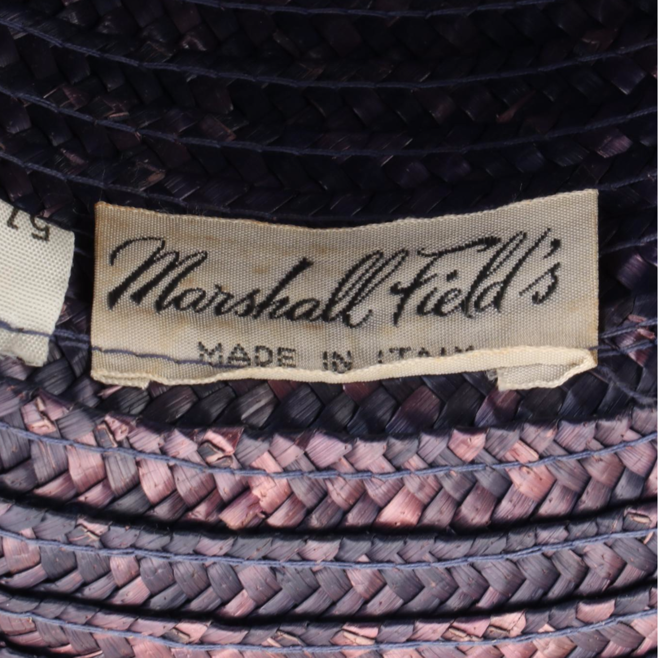 Marshall Field's Straw Hat, New York Creation Small Brim Hat, and Breton Hat