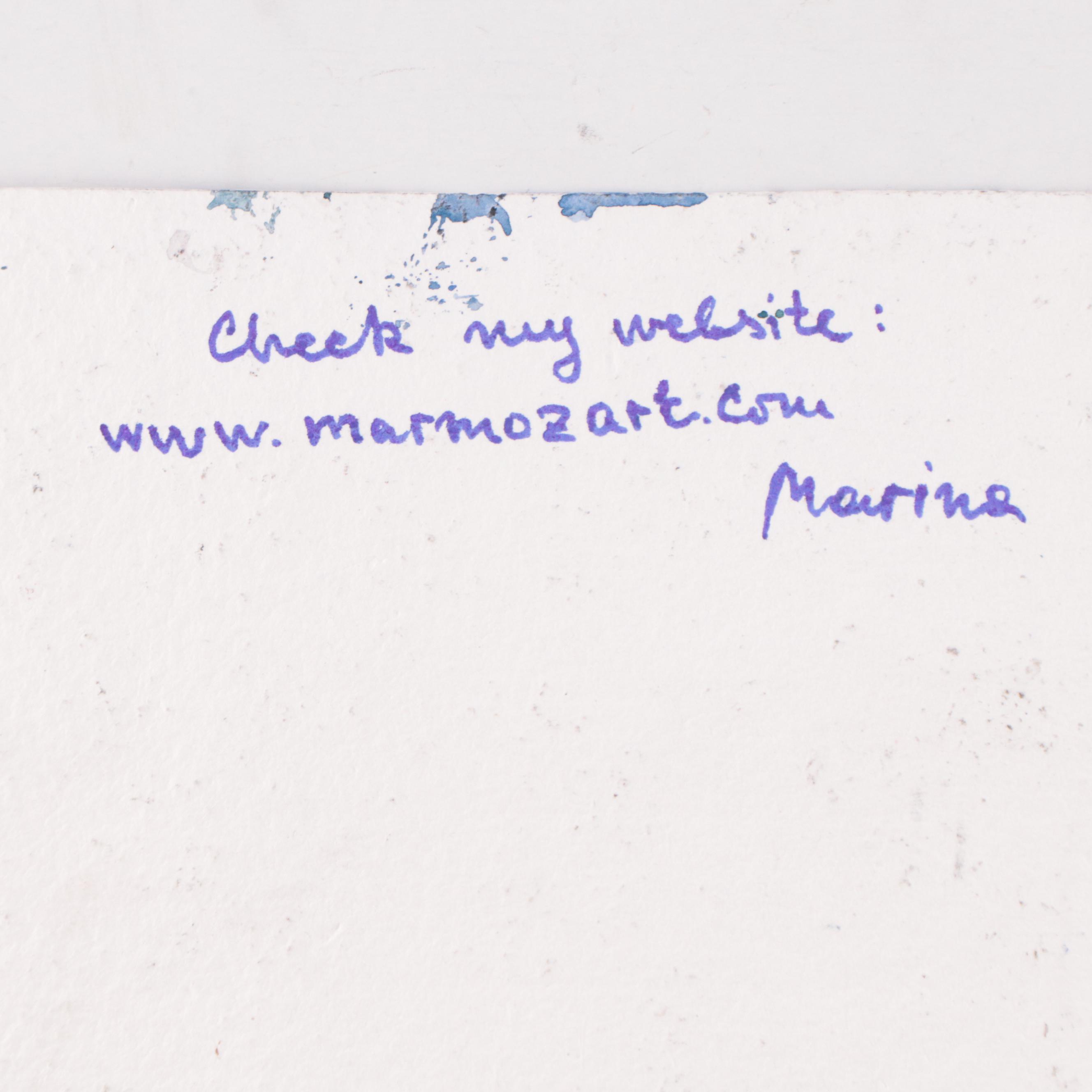 Marina Mozhayeva Rural Scene Watercolor Painting, 2013