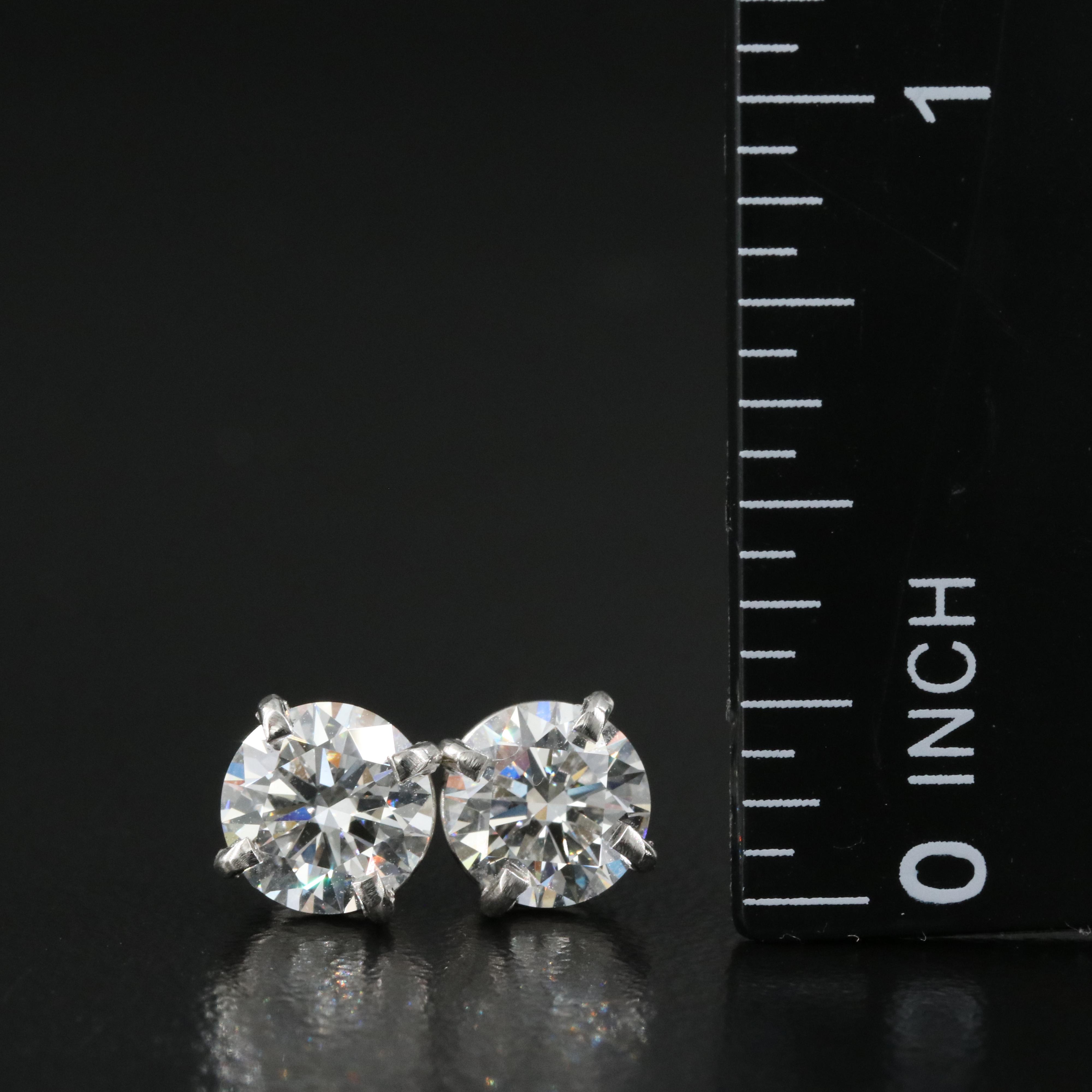 Platinum 2.18 CTW Lab Grown Diamond Ring with IGI Reports