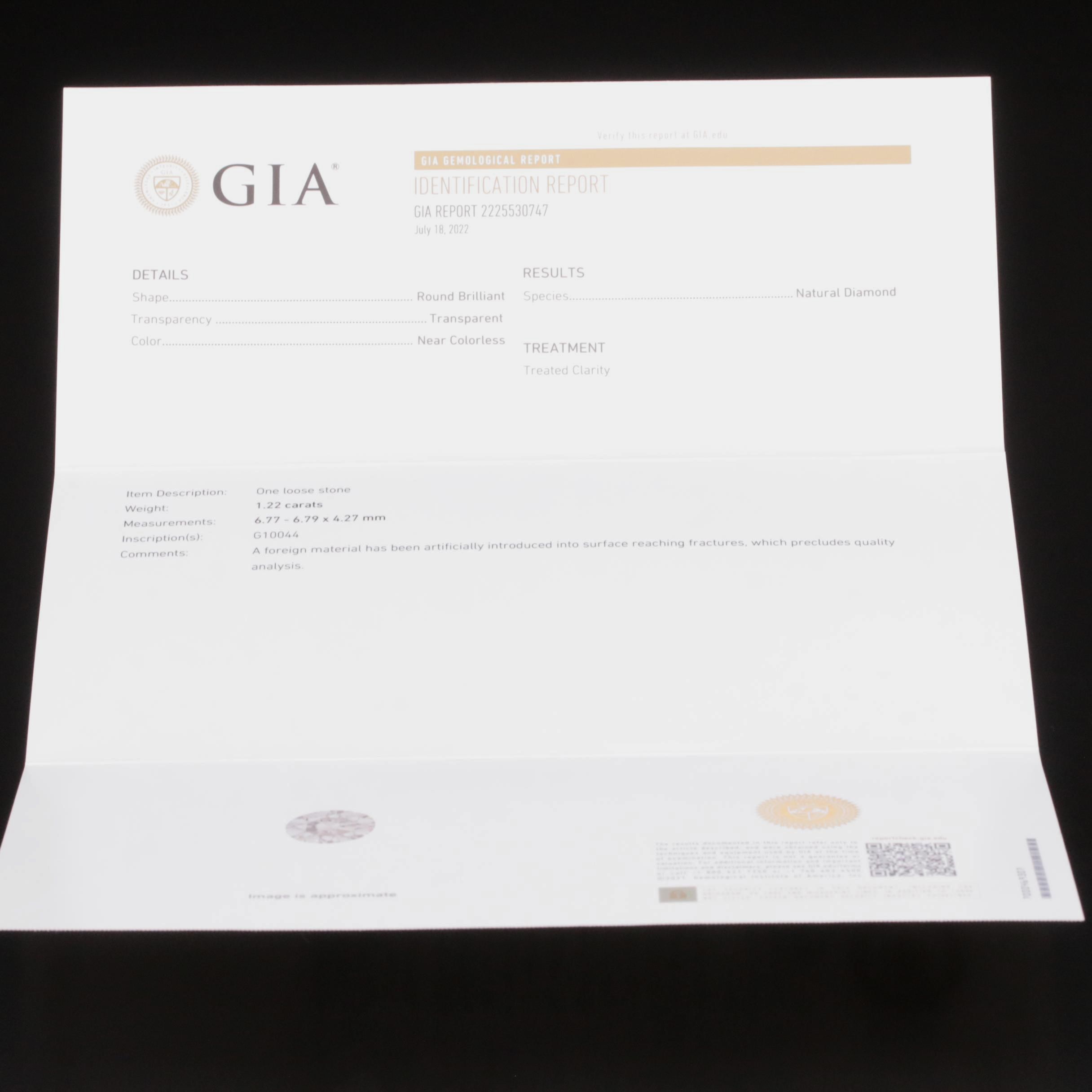 Platinum 2.27 CTW Diamond Stud Earrings with GIA Report