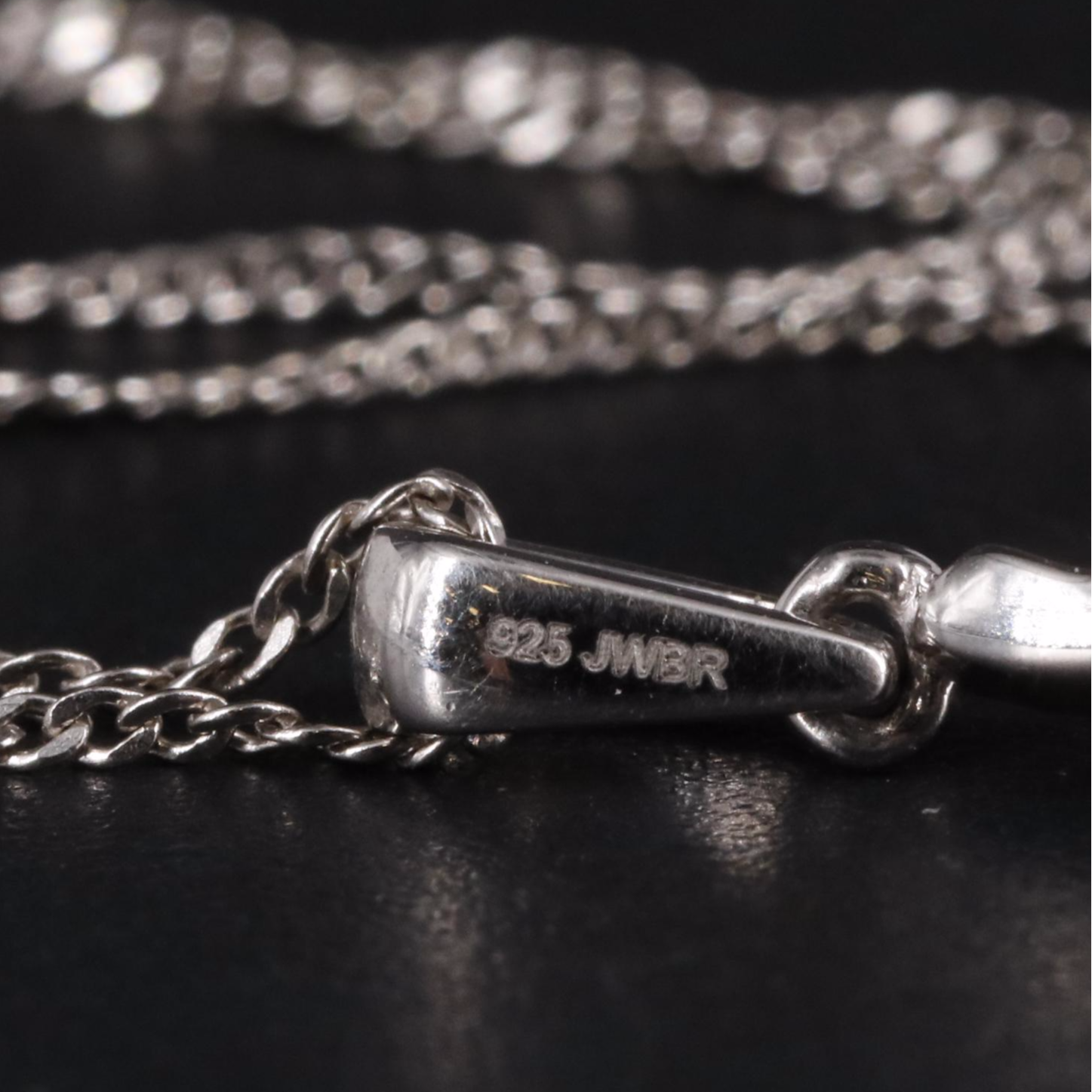 Sterling Silver Topaz and Sapphire Necklace