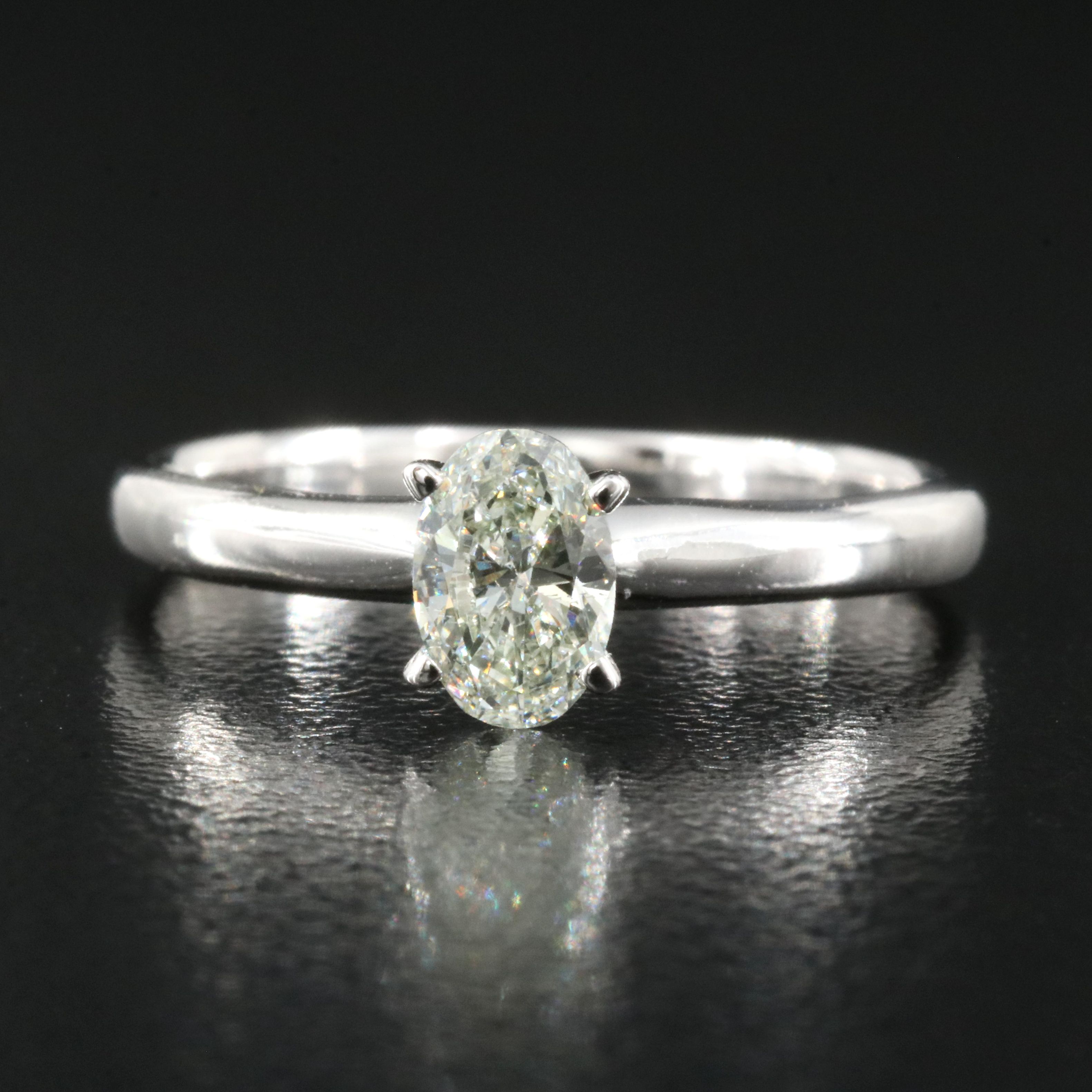 14K 0.47 CT Lab Grown Diamond Solitaire Ring