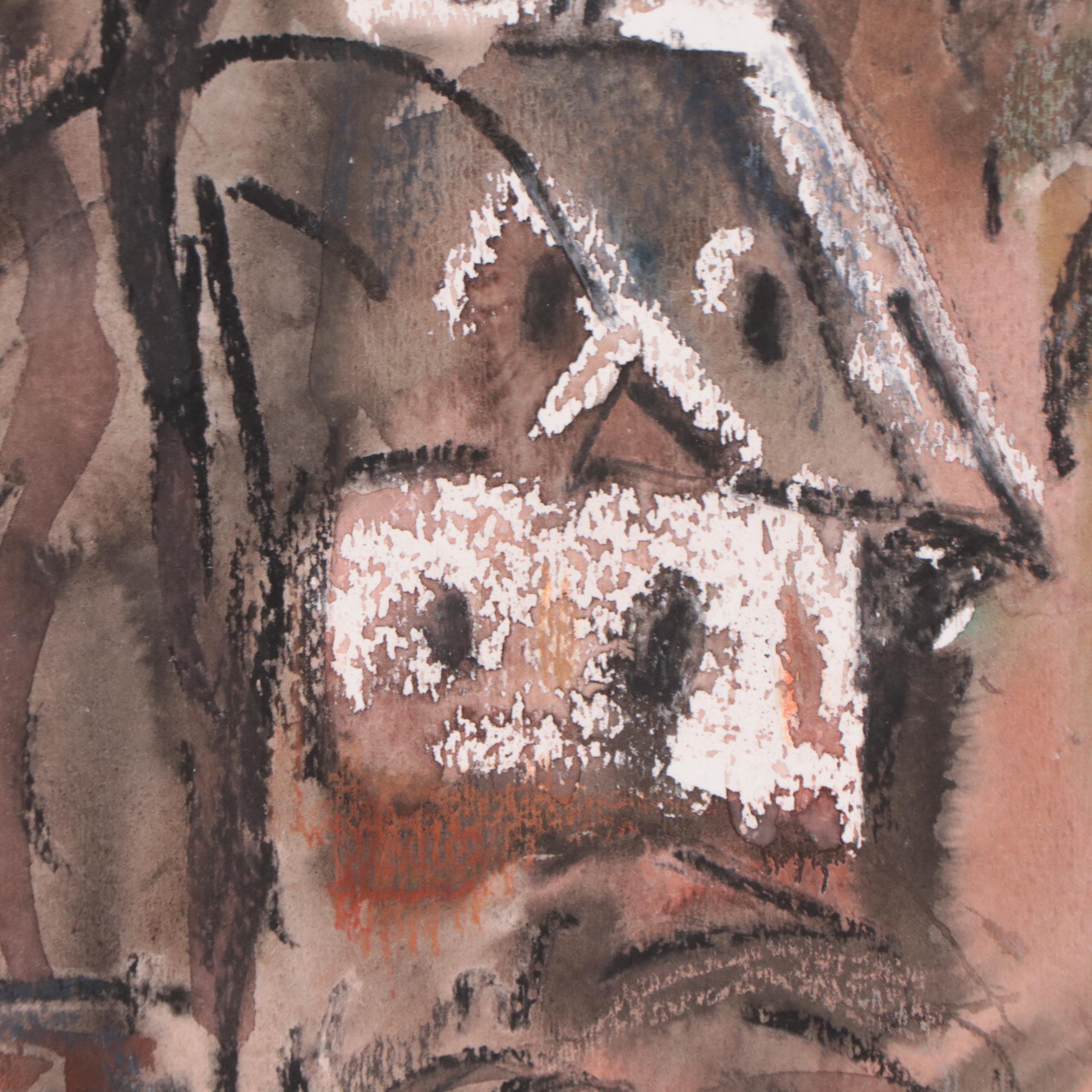 Marina Mozhayeva Residential Landscape Watercolor Painting, 2017