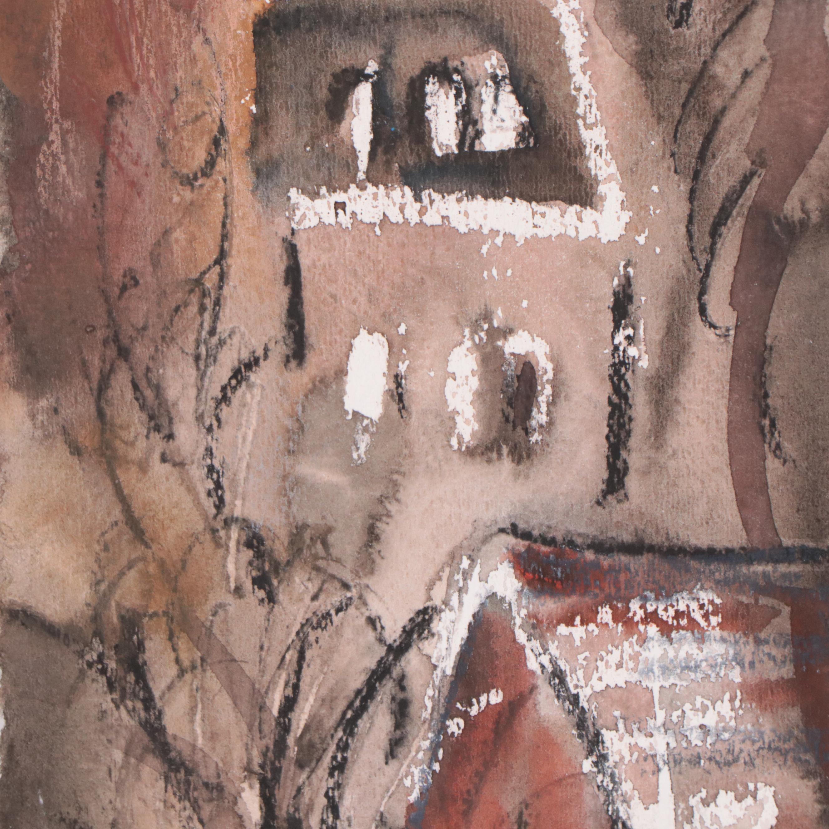 Marina Mozhayeva Residential Landscape Watercolor Painting, 2017