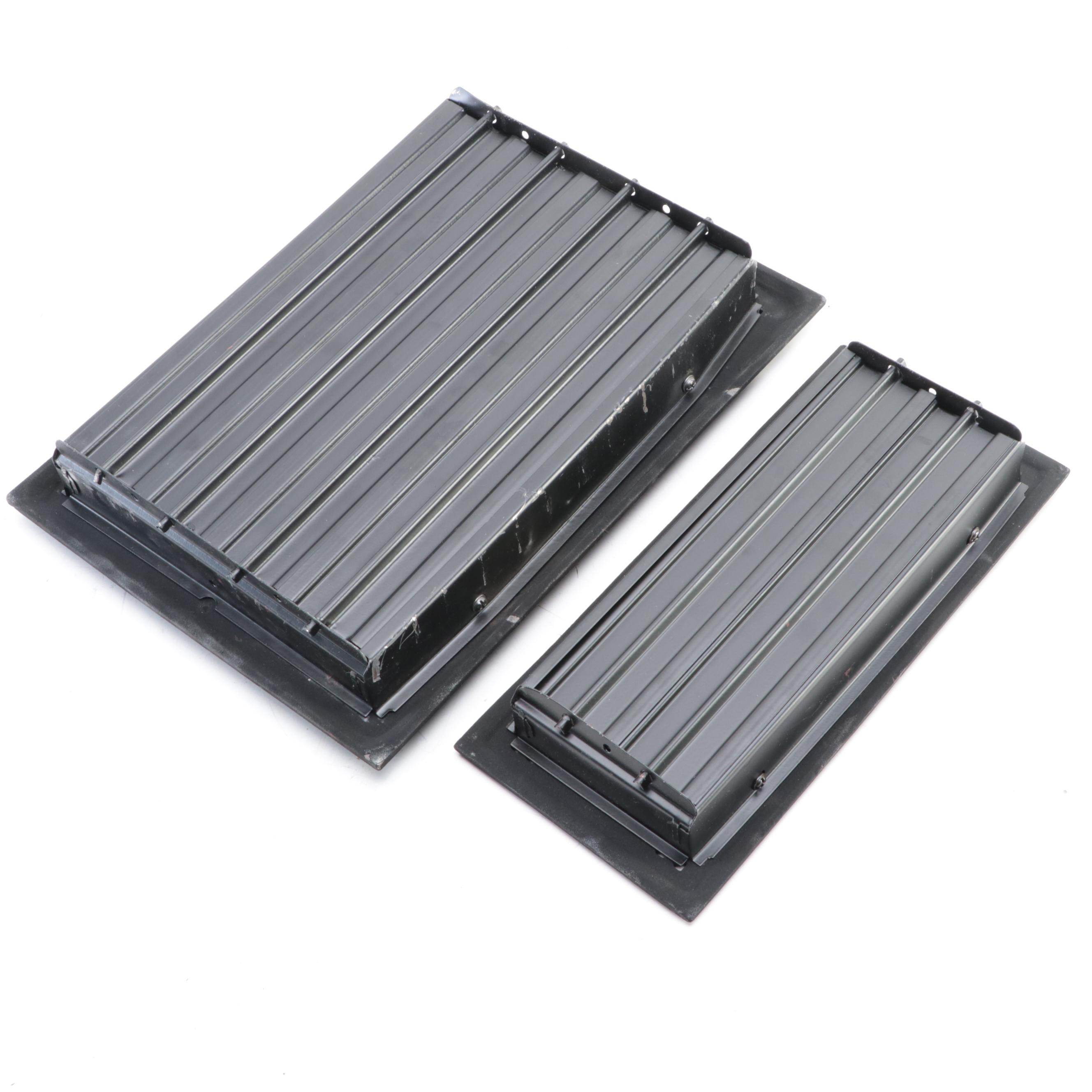 Black Cast Iron Floor Registers