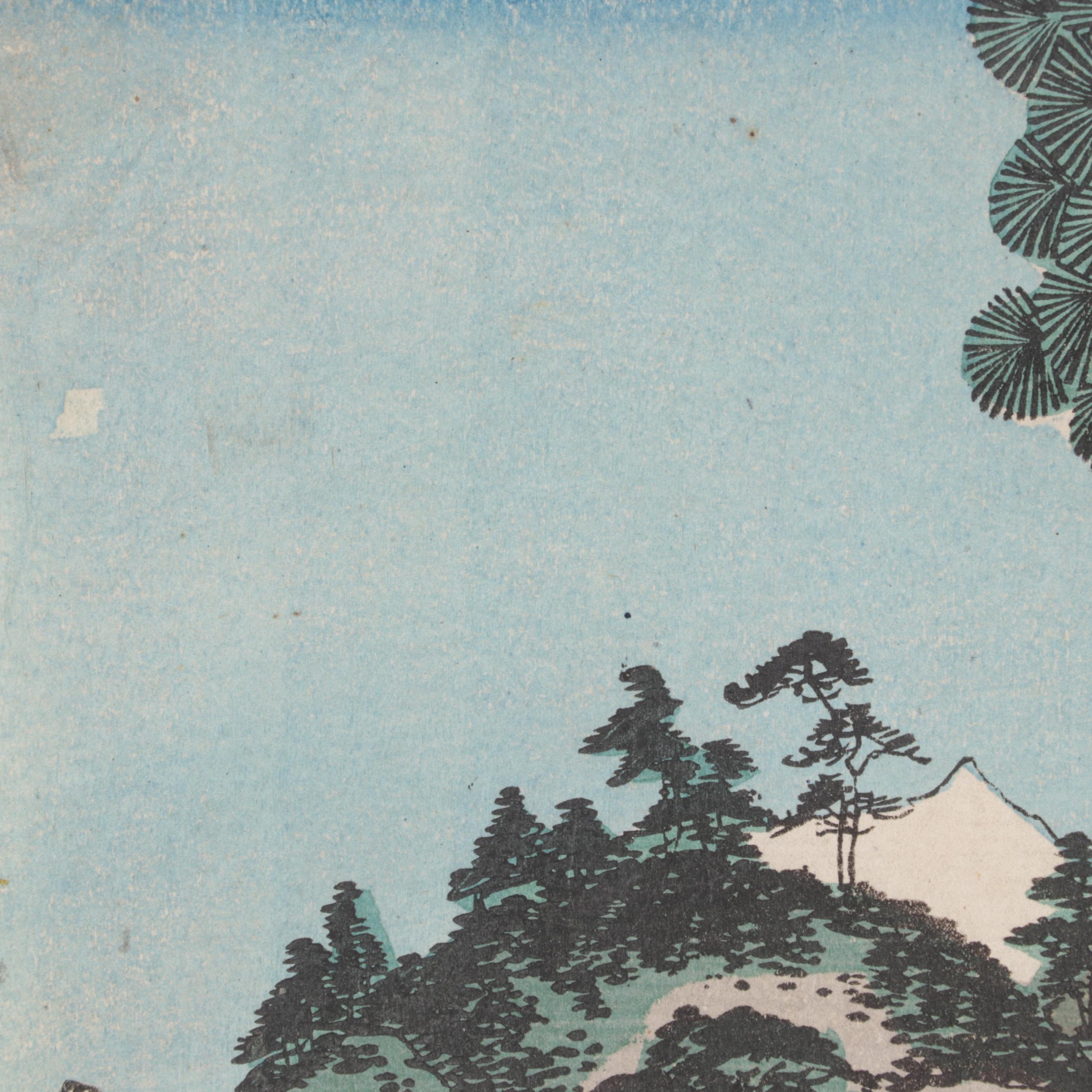 Woodblock After Utagawa Kuniyoshi  of Lord Yoritomo’s Hunting Party