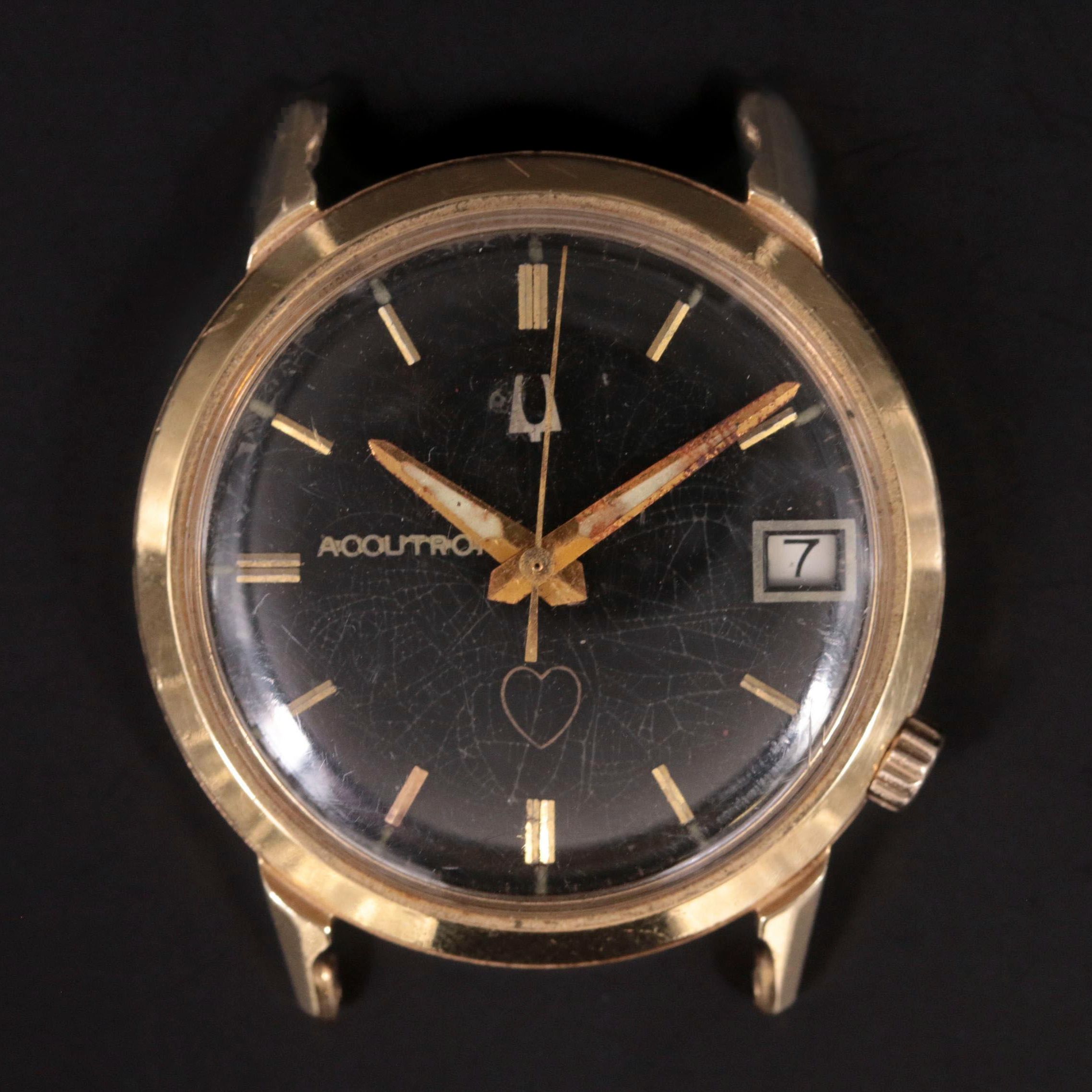 1966 14K Bulova Accutron Tuning Fork Watch