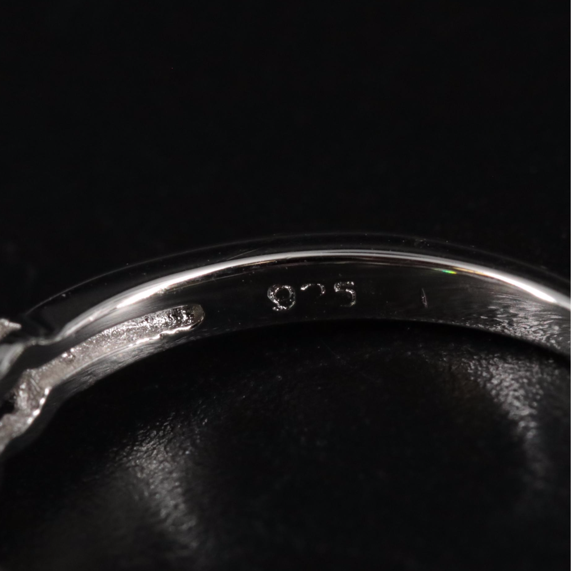 Sterling Silver Peridot and Cubic Zirconia Ring