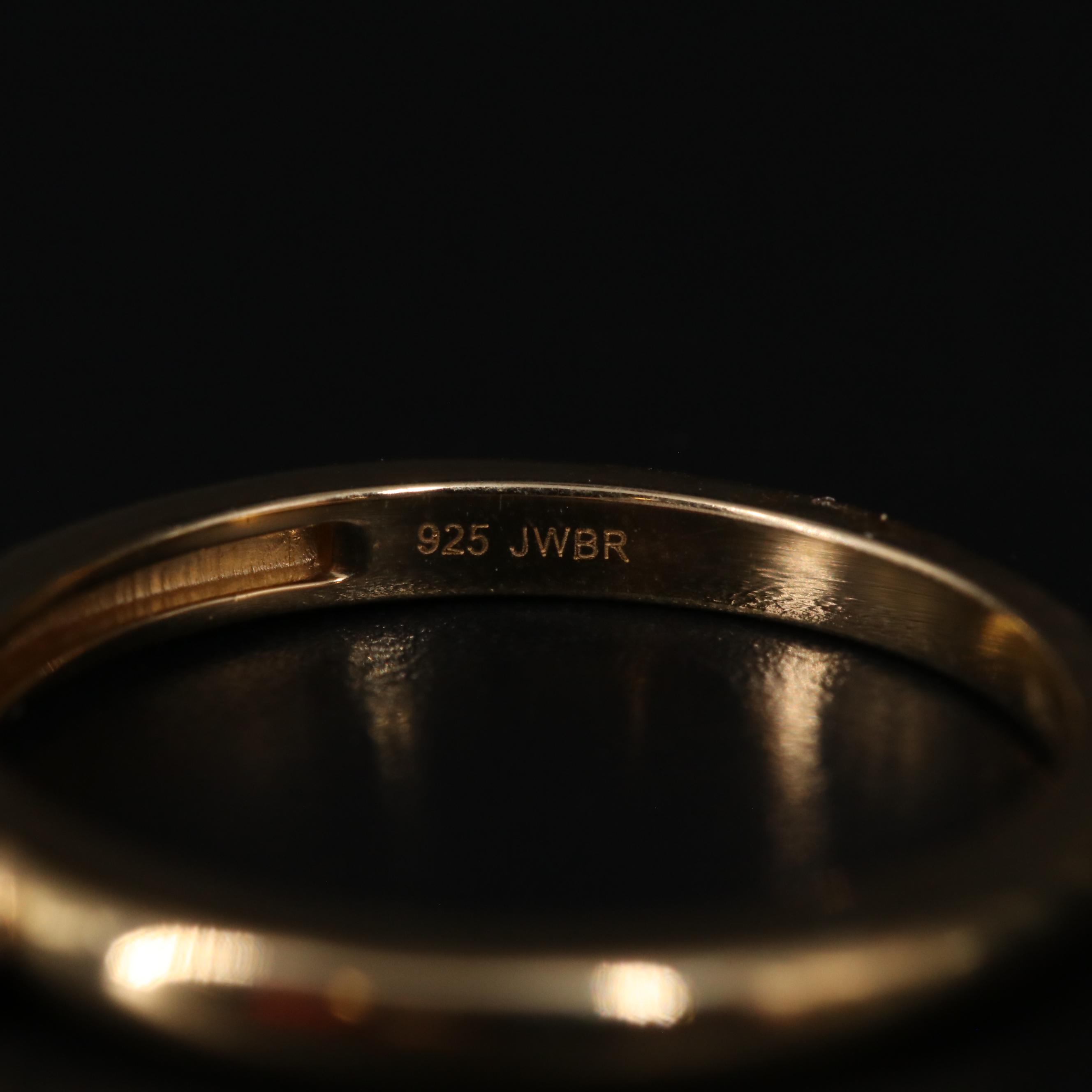 Sterling Silver Diamond Ring