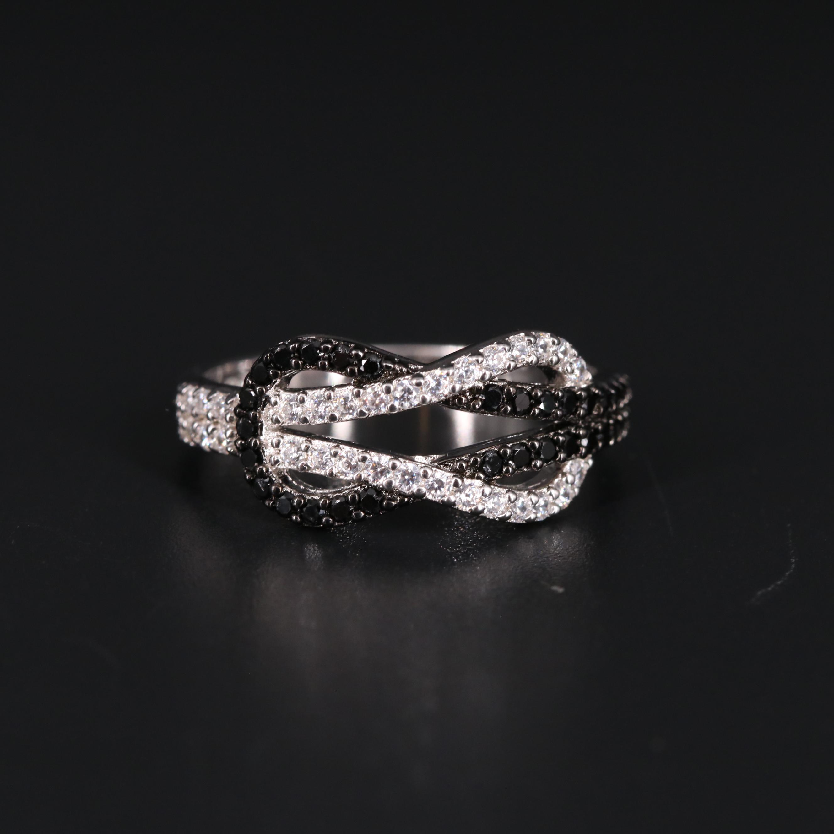 Sterling Silver Cubic Zirconia Ring