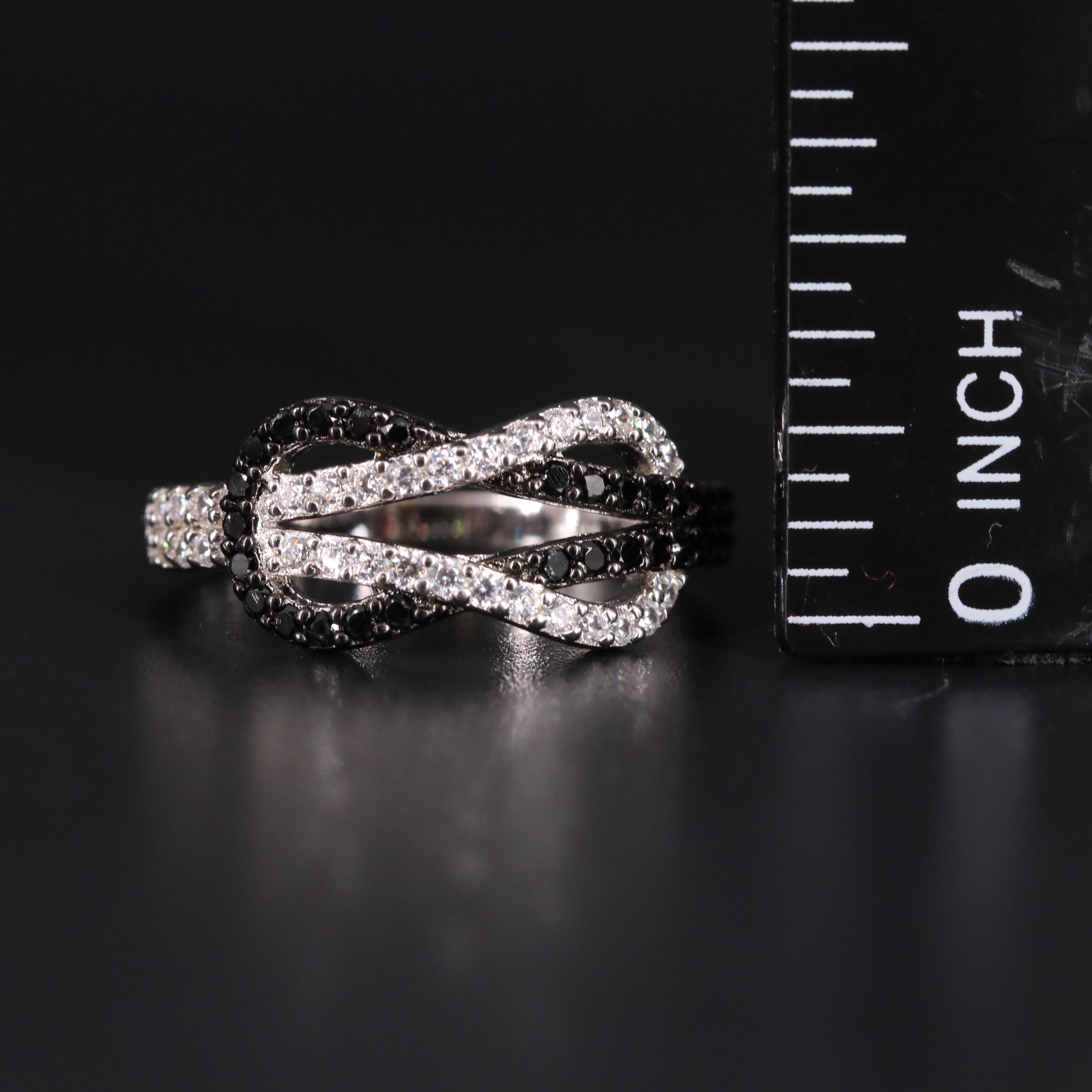 Sterling Silver Cubic Zirconia Ring