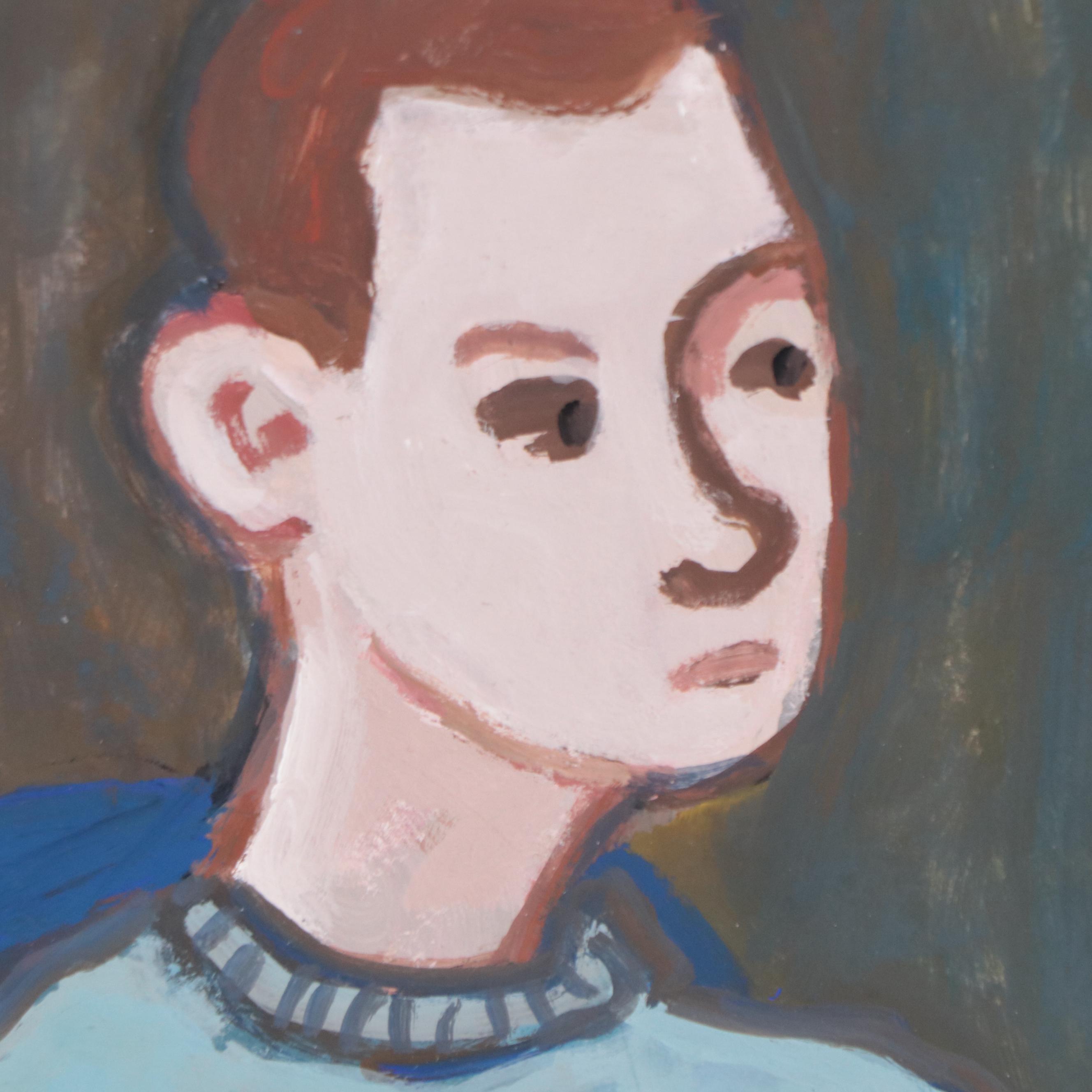 Marina Mozhayeva Portrait Acrylic Painting, 2017