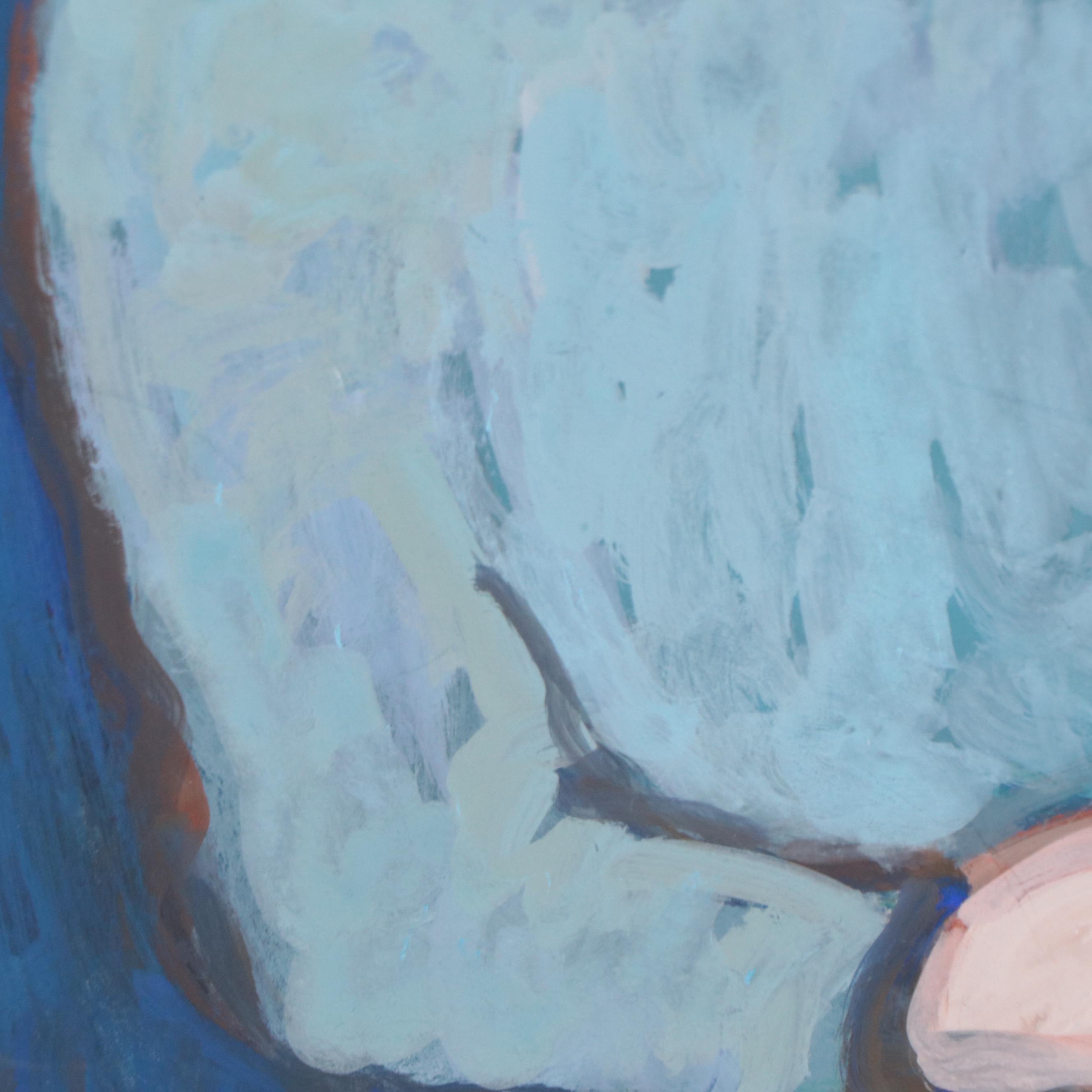 Marina Mozhayeva Portrait Acrylic Painting, 2017