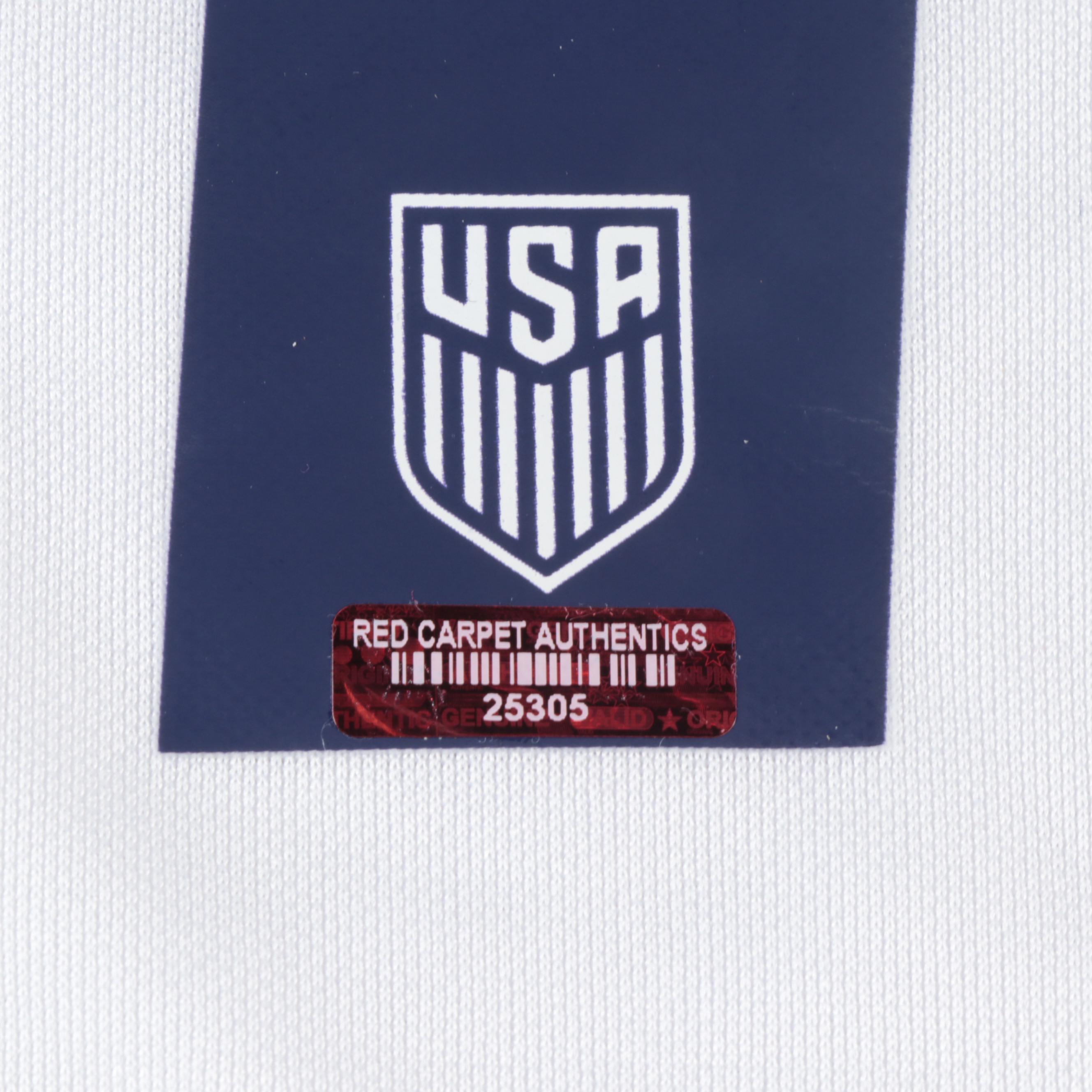 USA Men's Soccer Team Christian Pulisic Signed Soccer Jersey