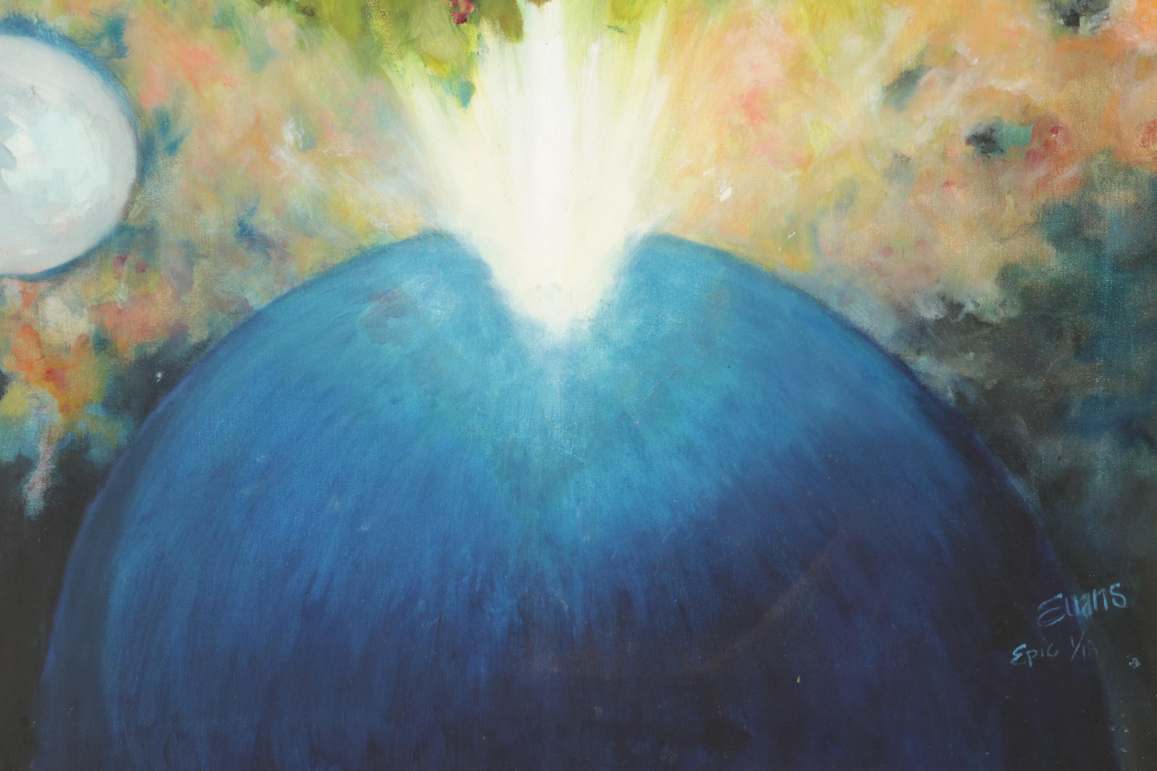 "Epic" Suite Oil Paintings of the Garden of Eden and Abraham, 21st Century