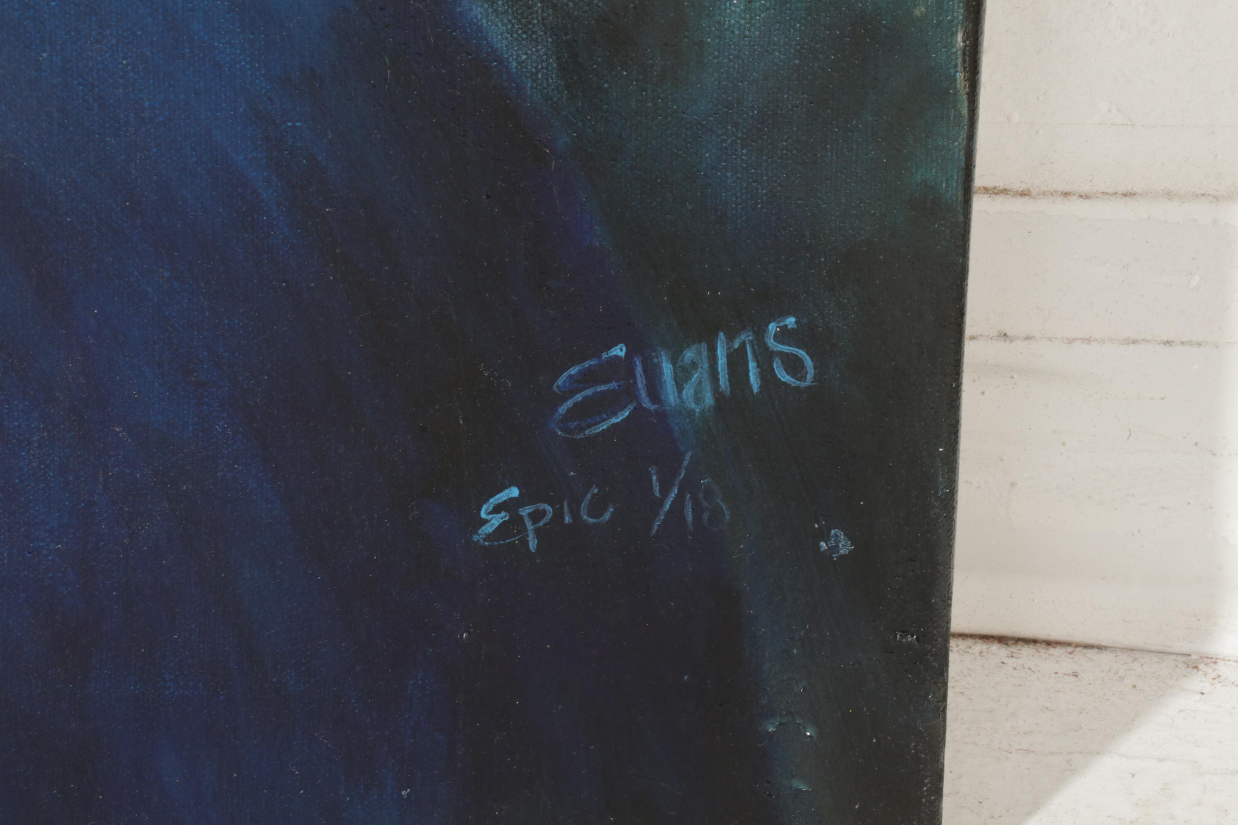 "Epic" Suite Oil Paintings of the Garden of Eden and Abraham, 21st Century