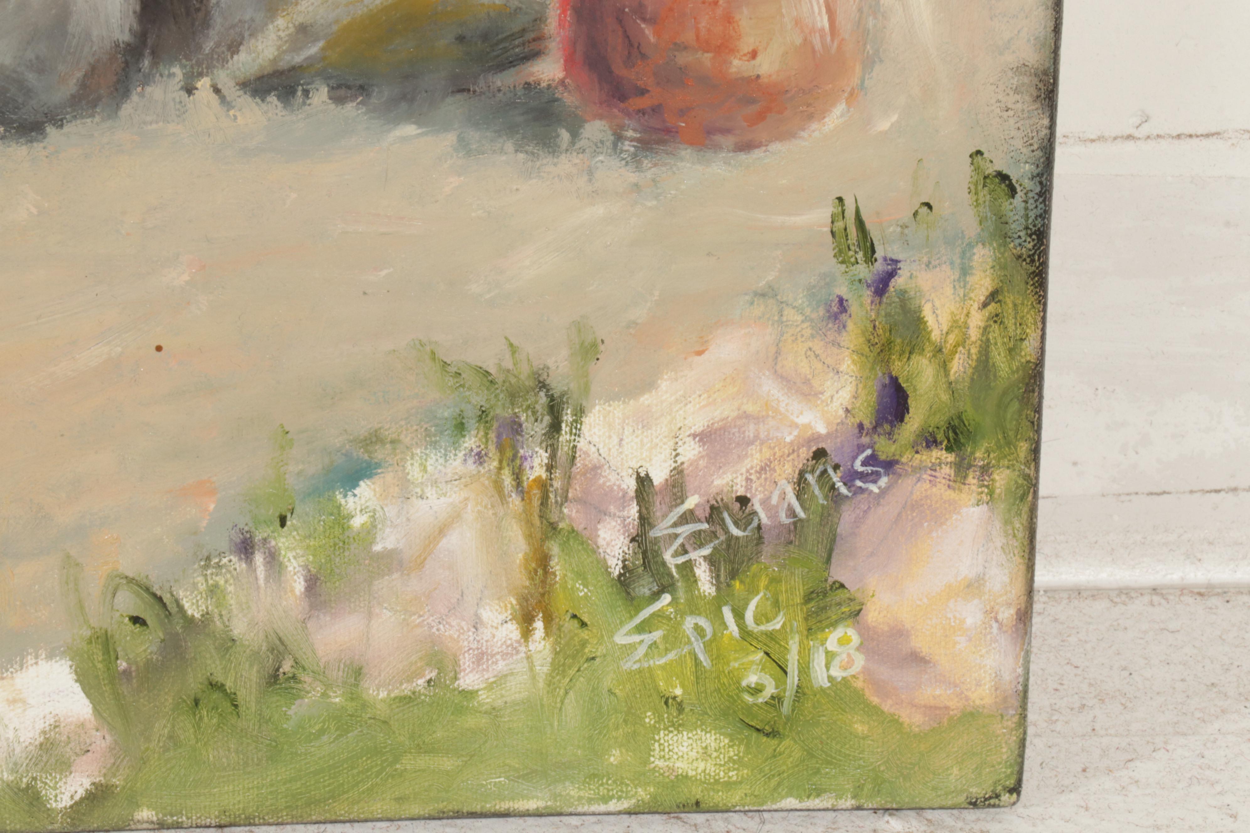 "Epic" Suite Oil Paintings of the Garden of Eden and Abraham, 21st Century