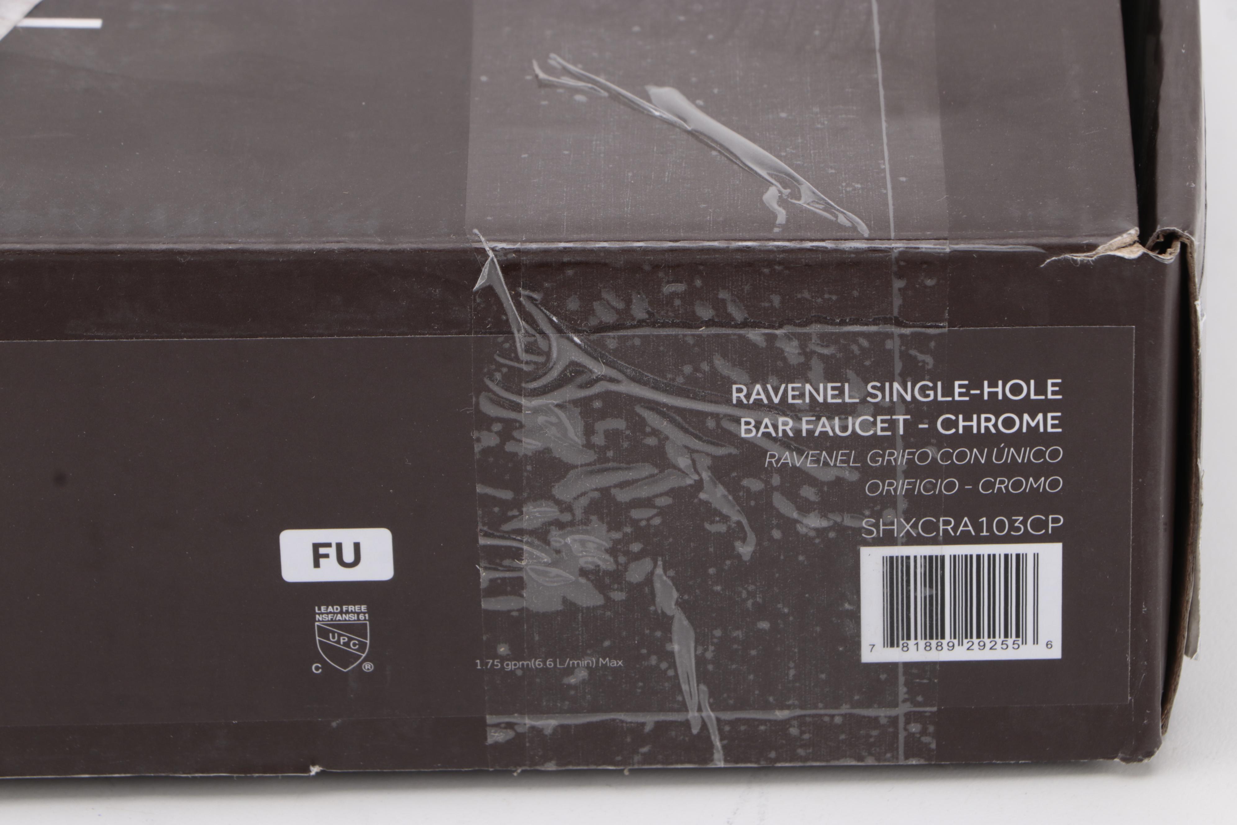 Modernist Chrome Finish Single-Hole Bar Faucet