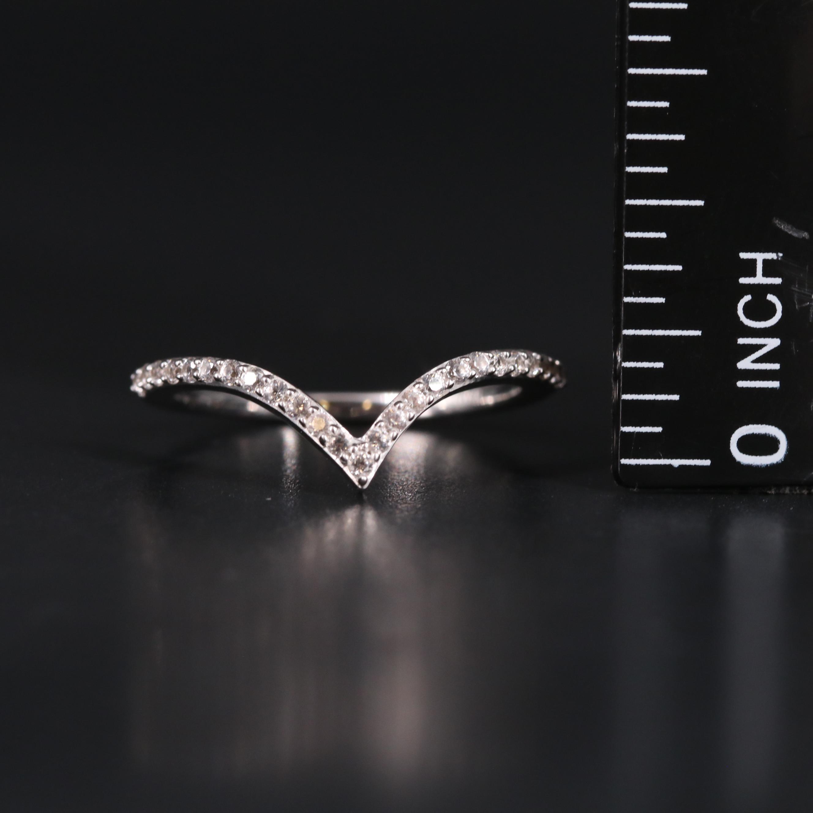 Sterling Silver Sapphire Ring